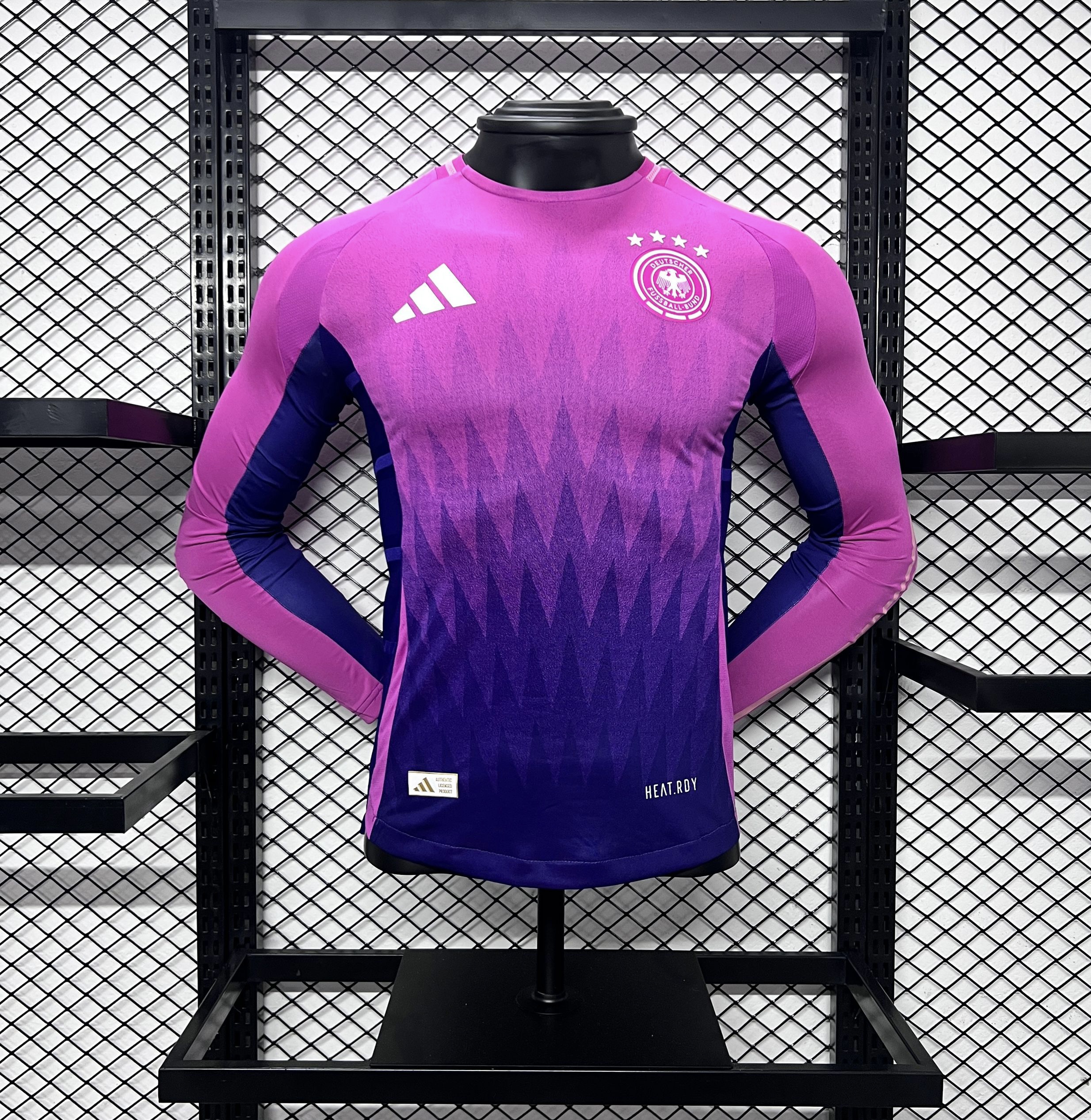Germany 2024 Away Stadium Long Sleeve Jersey - Player Version - JerseysGala