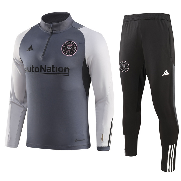 Miami 23-24 Long Sleeve Training Set -Grey - JerseysGala