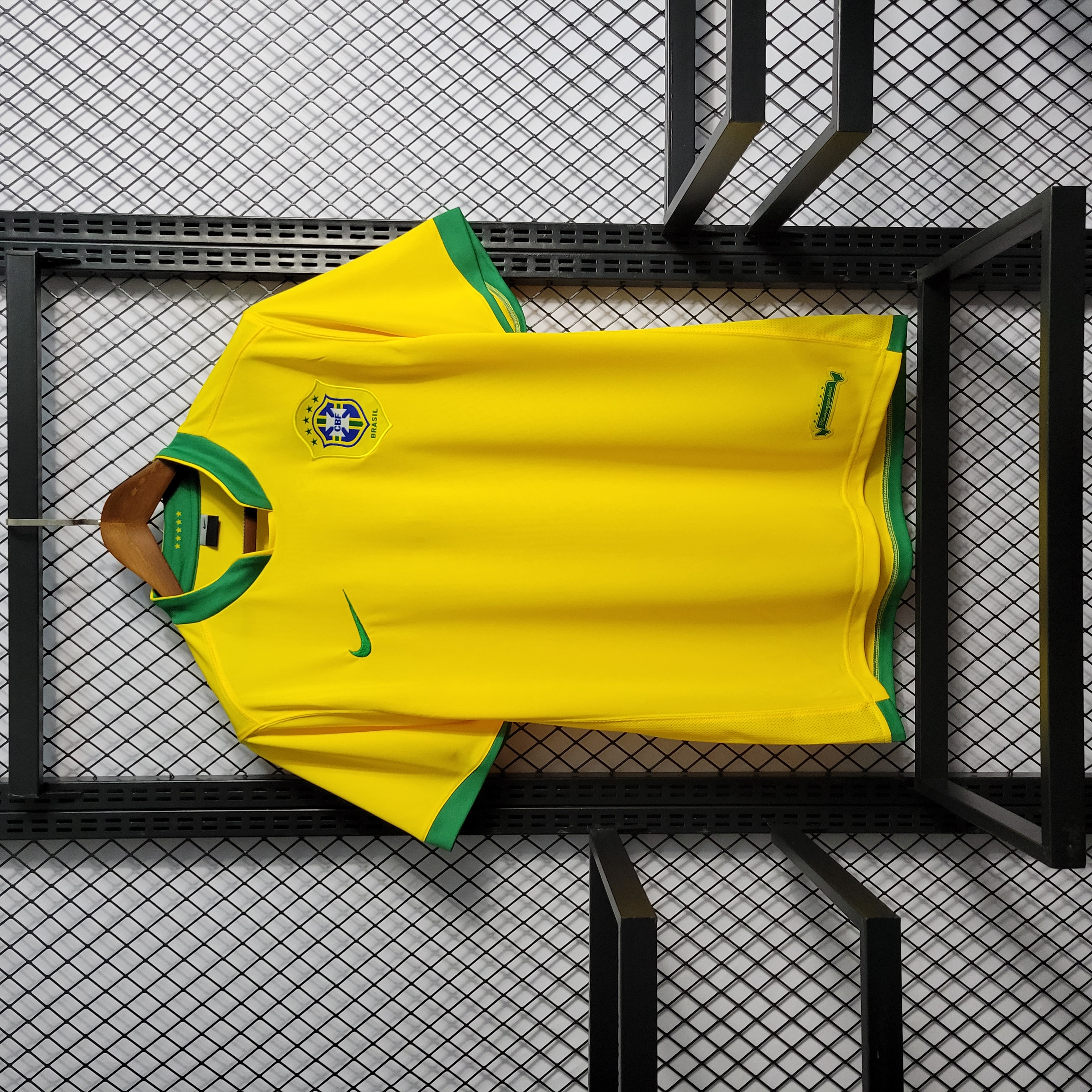 Retro Brazil 2006 Home Stadium Jersey - JerseysGala