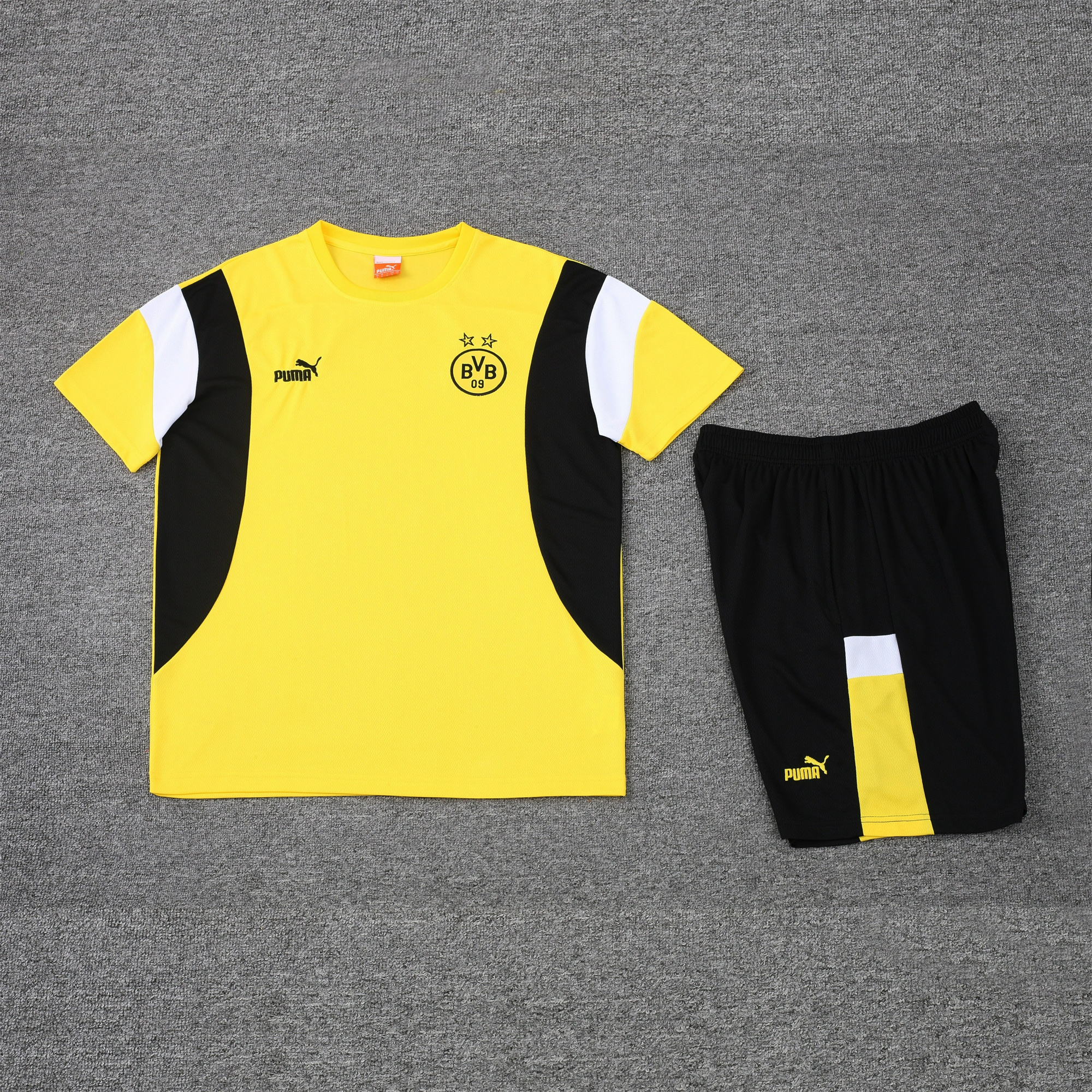 Dortmund 23-24 Short-Sleeve Training Set - Yellow - JerseysGala