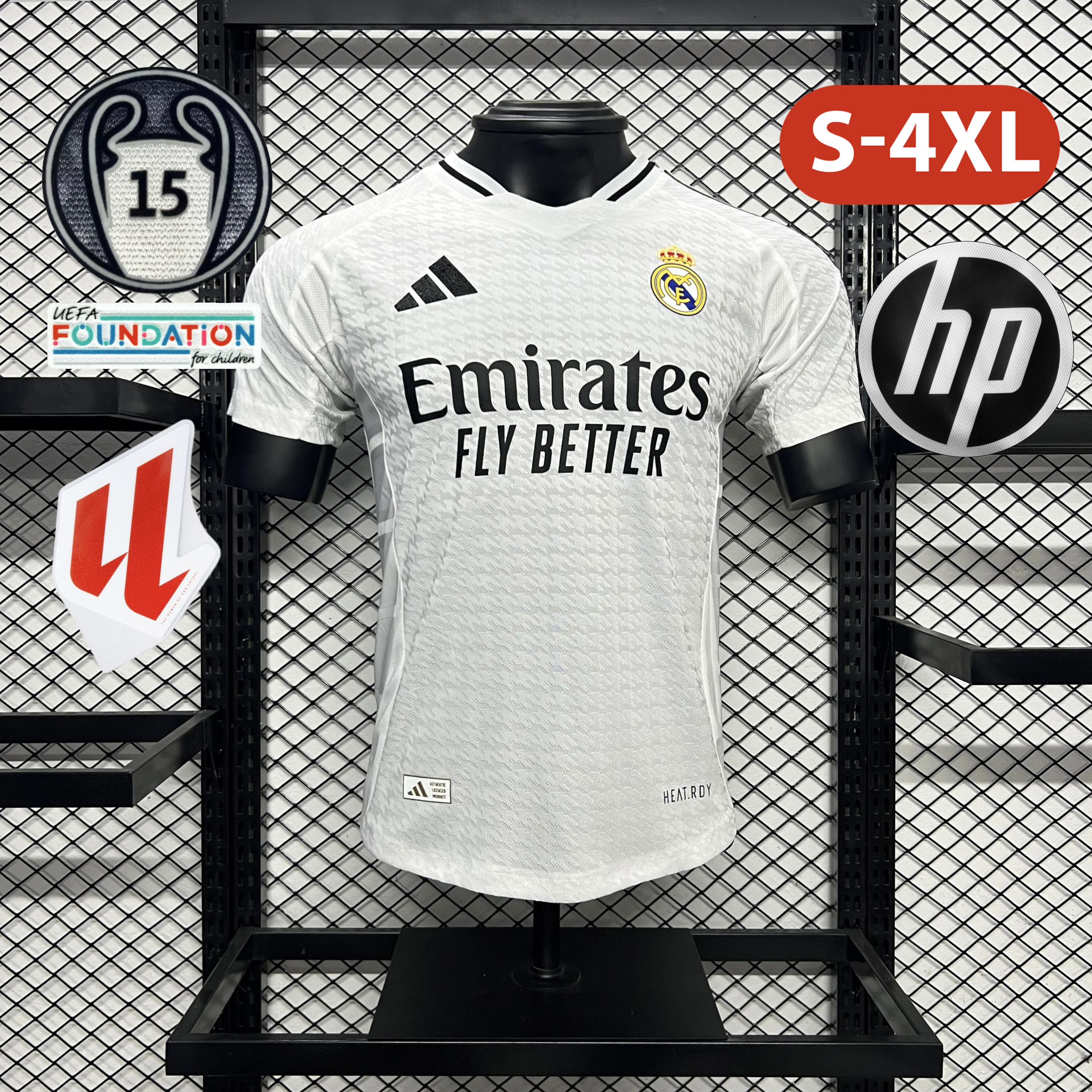 Real Madrid 24-25 Home Stadium Jersey - Player Version - JerseysGala
