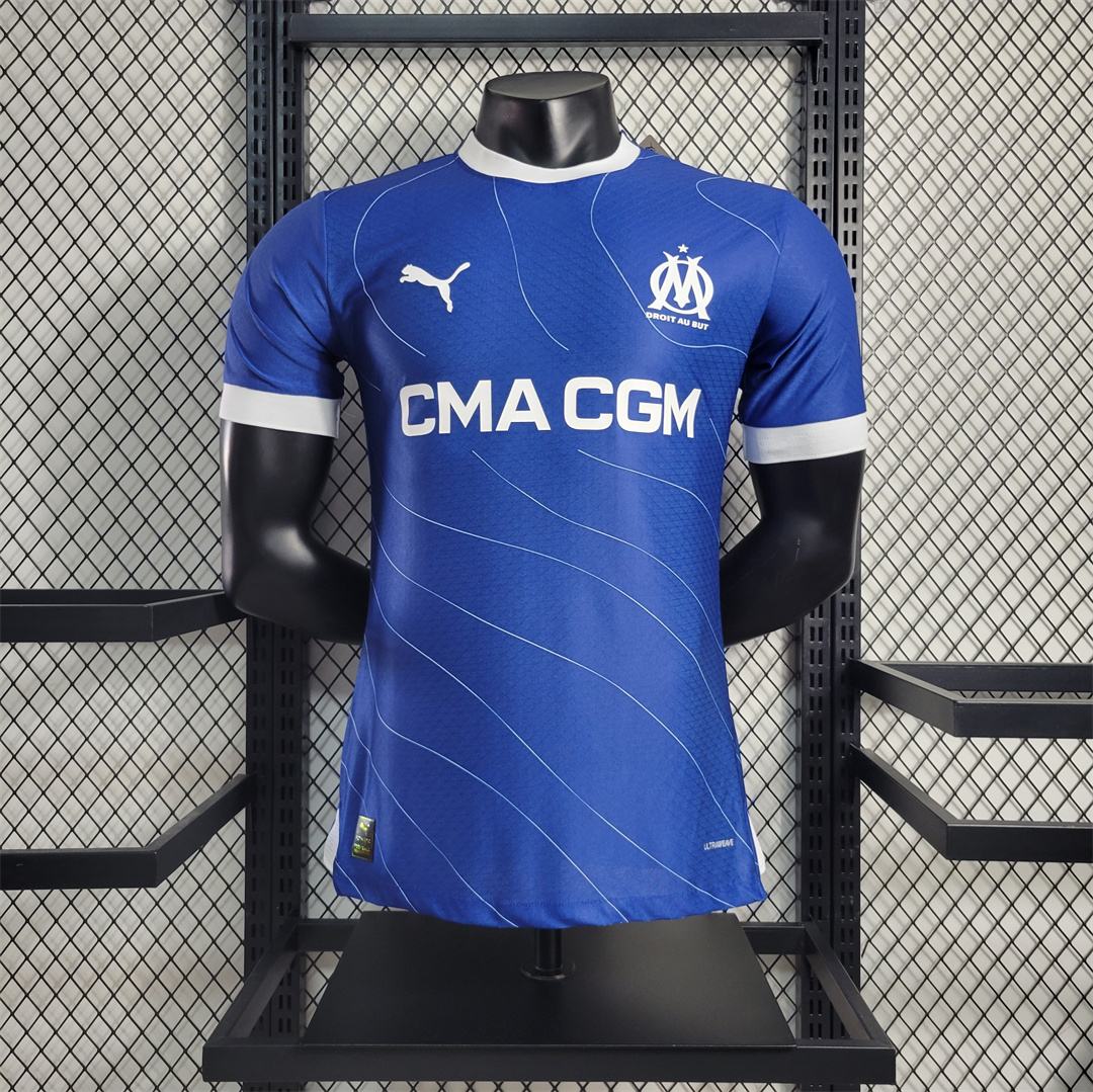Marseille 23-24 Away Stadium Jersey - Player Version - JerseysGala