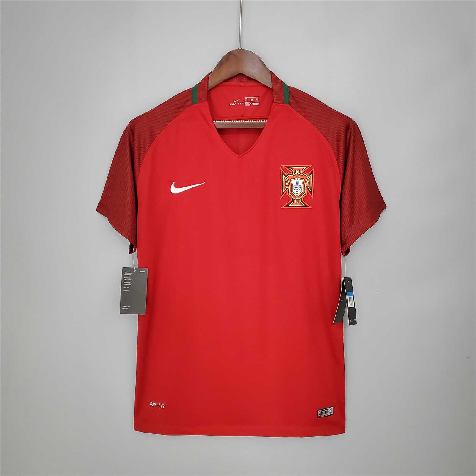 Retro Portugal 2016 Home Stadium Jersey - JerseysGala