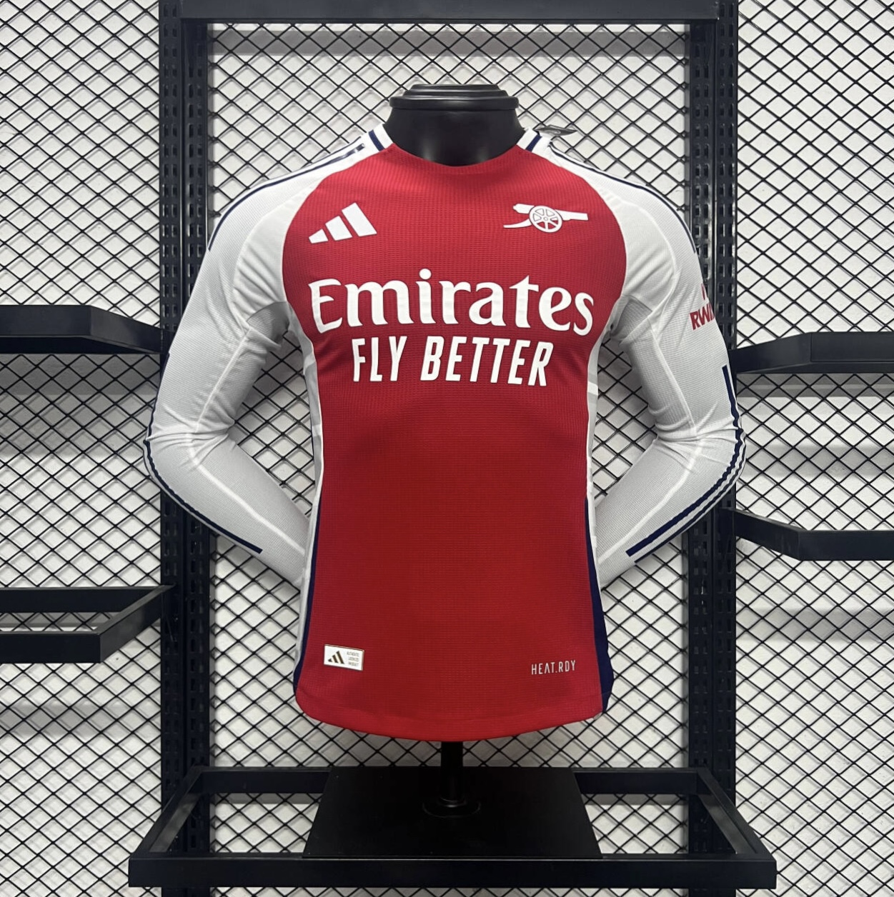 Arsenal 24-25 Home Long Sleeve Jersey - Player Version - JerseysGala