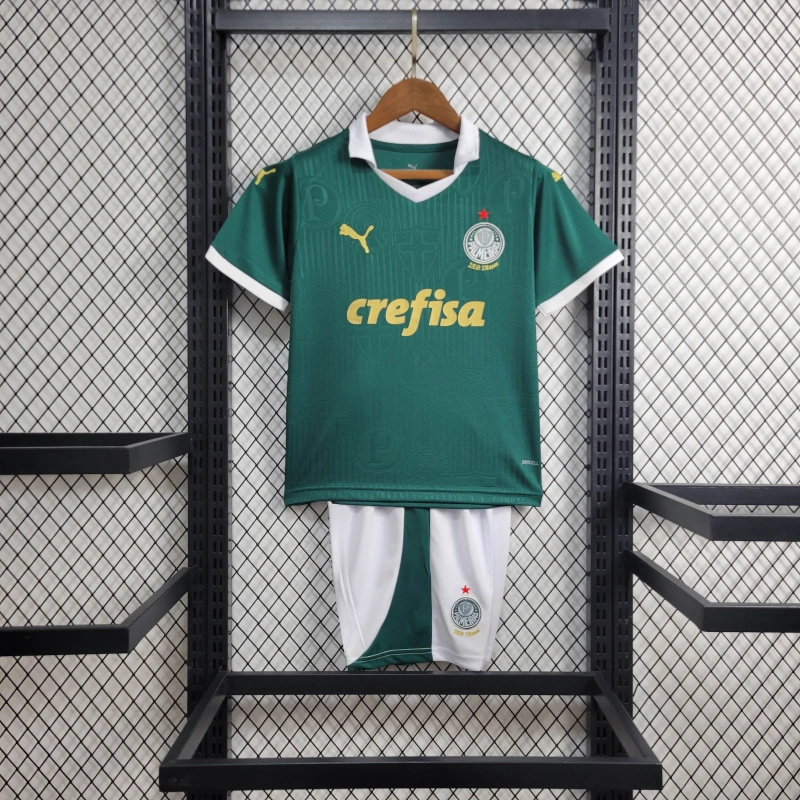 Palmeiras 2024 Home Stadium Kids Kit - JerseysGala
