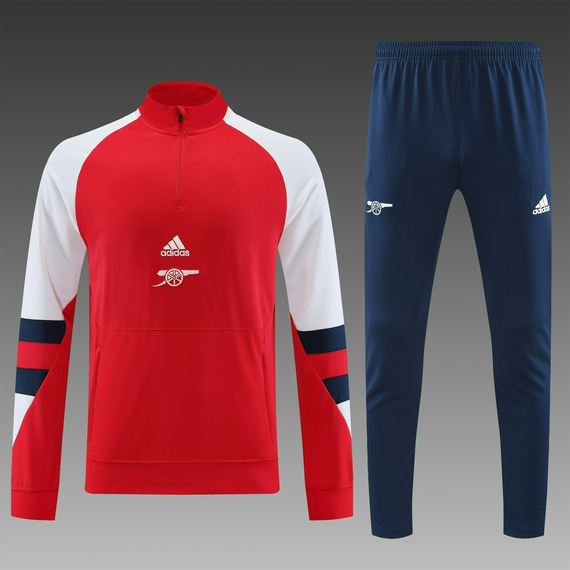 Arsenal 23-24 Long Sleeve Training Set Red Blue - JerseysGala