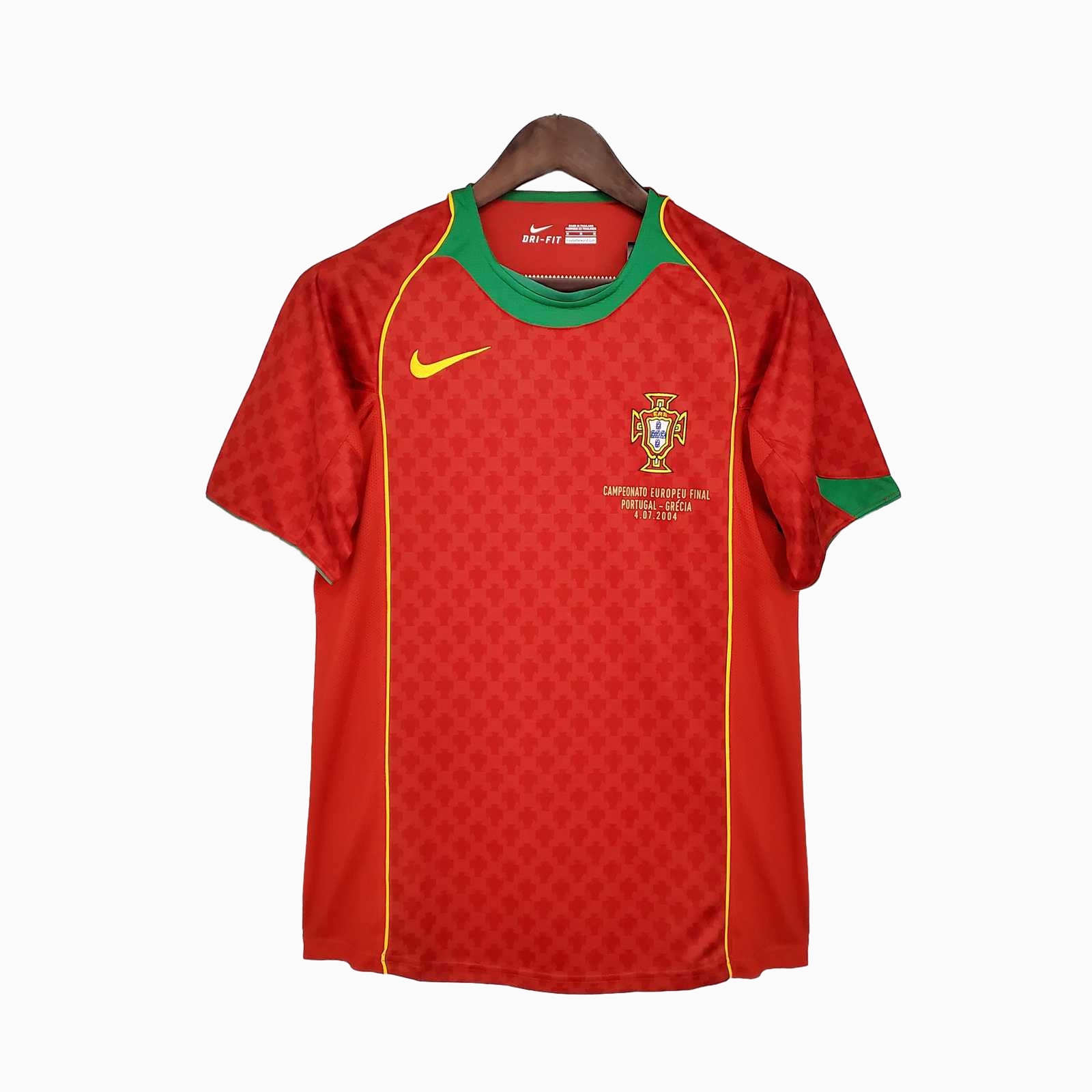Retro Portugal 2004 Home Stadium Jersey - JerseysGala