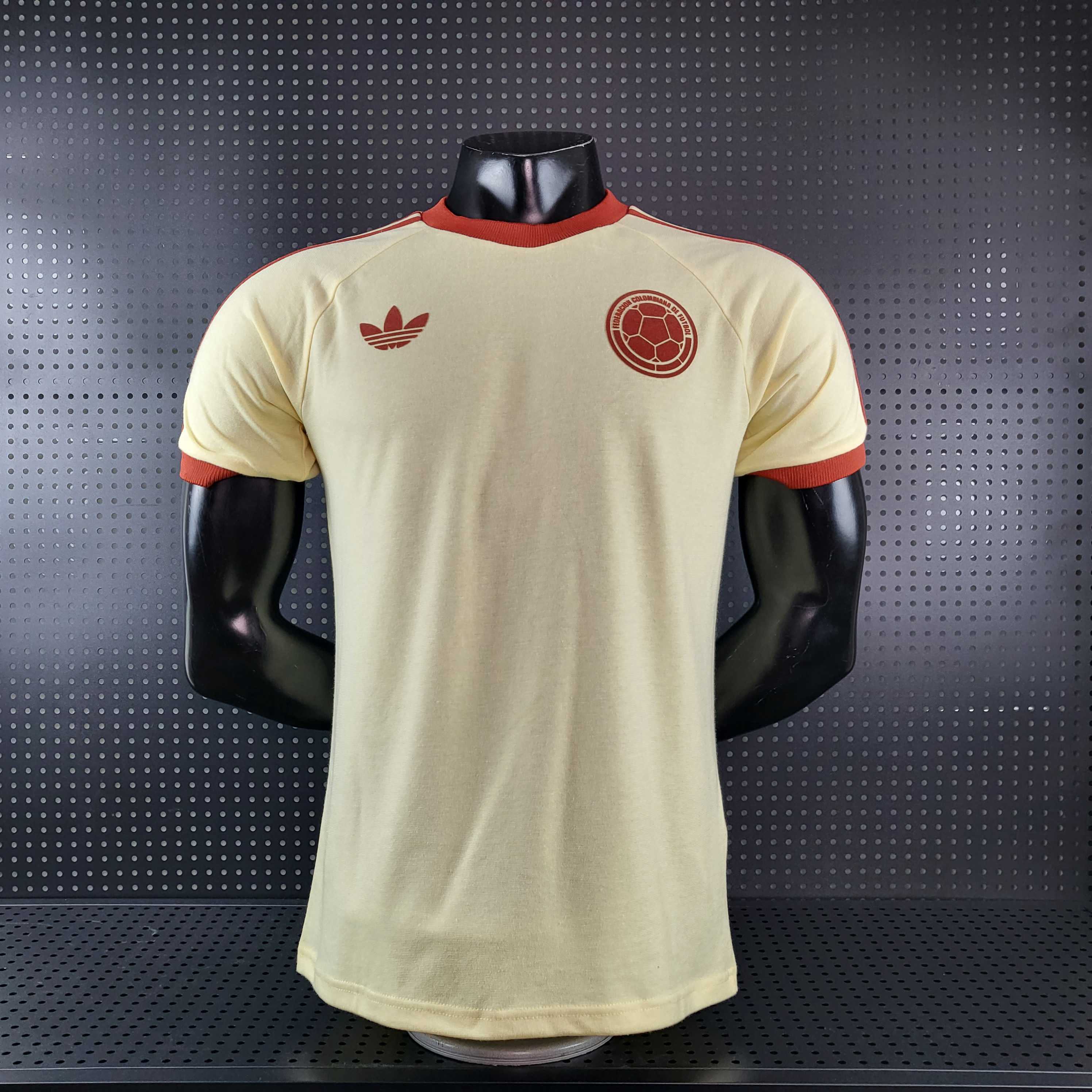 Colombia 2024 Classic Originals 3-Stripes Casual Shirt - Player Version - JerseysGala