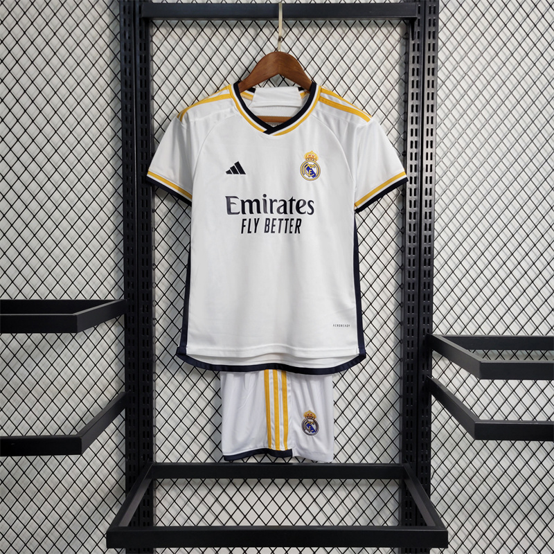 Real Madrid 23/24 Home Kids Kit - JerseysGala