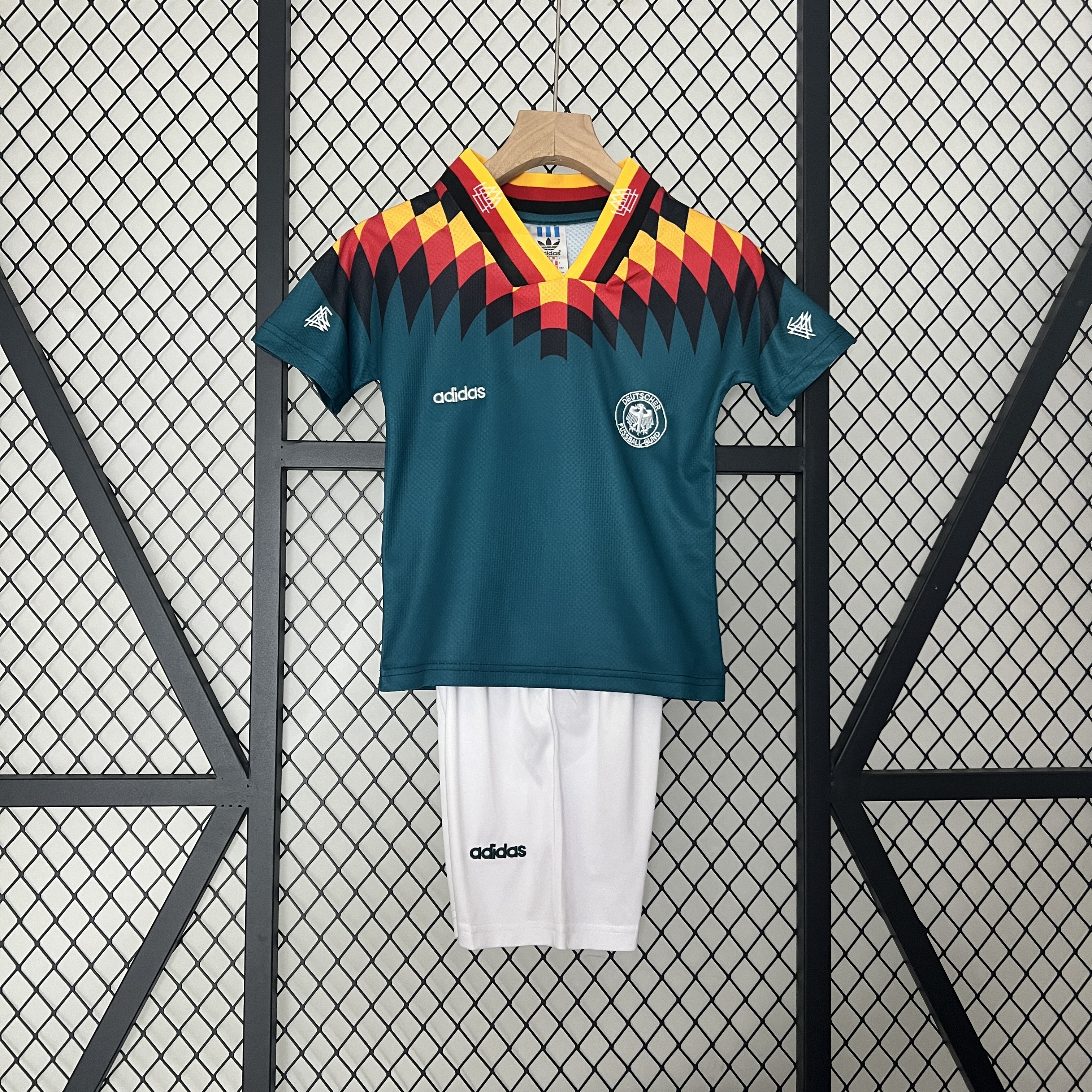 Retro Germany 1994 Away Stadium Kids Kit - JerseysGala