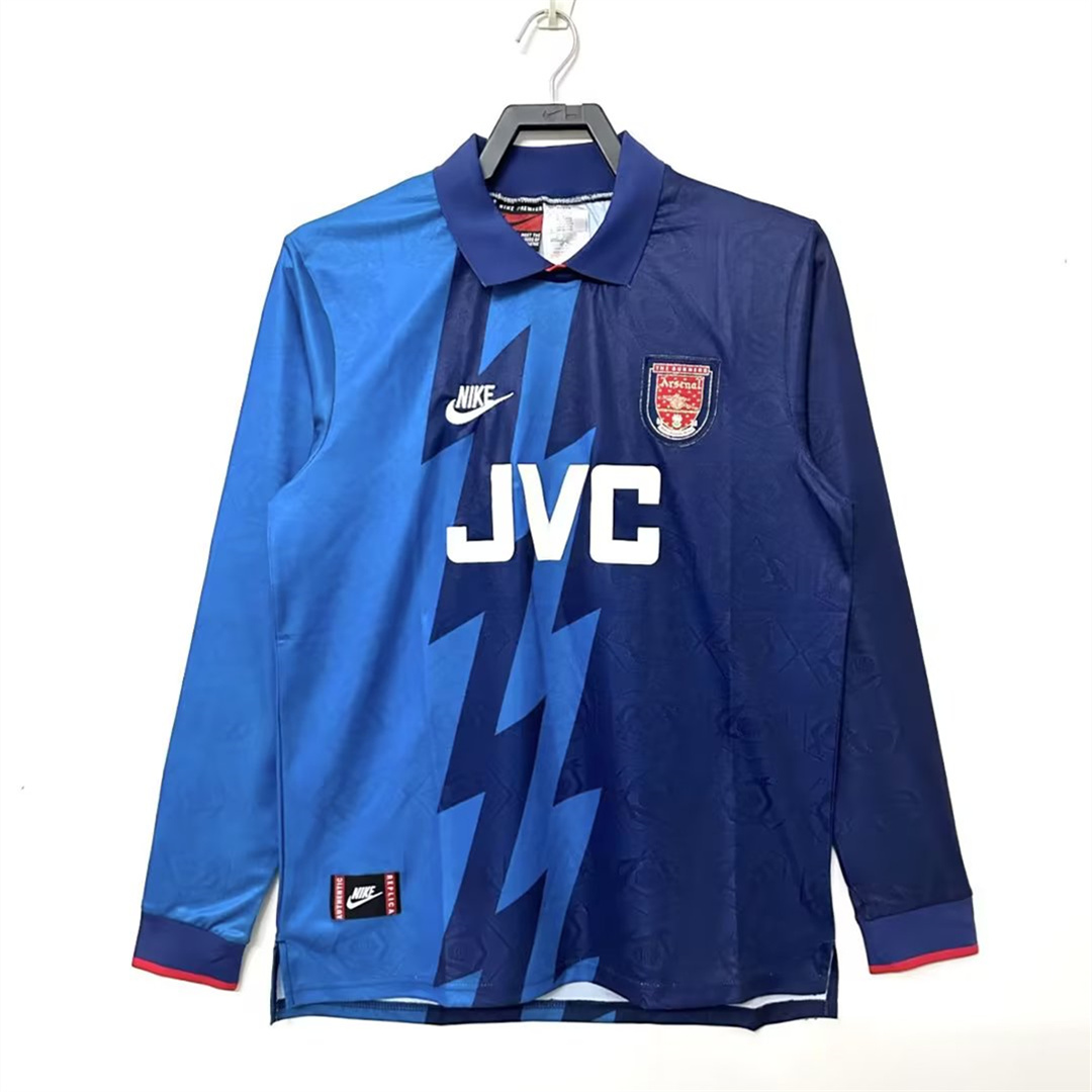 Arsenal Retro 95-96 Away Long Sleeve Jersey - JerseysGala