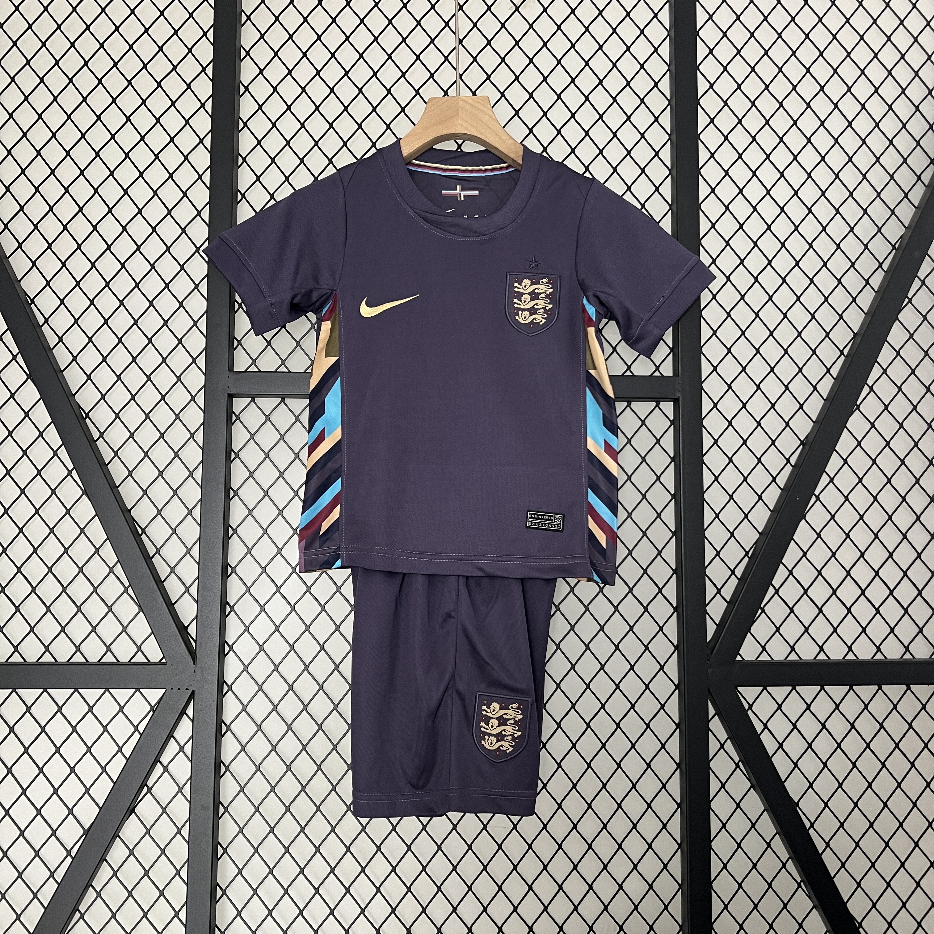 England 2024 Away Stadium Kids Kit - JerseysGala