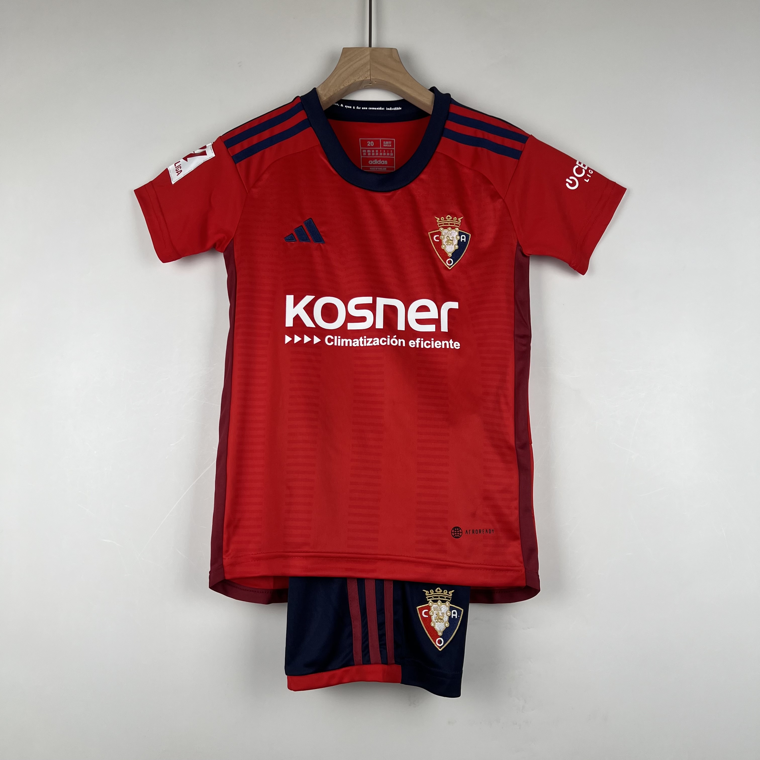 Osasuna 23-24 Home Stadium Kids Kit - JerseysGala