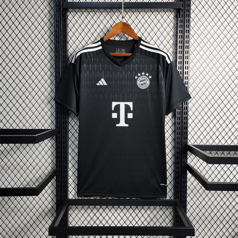 23-24 Bayern Munich Black Jersey Fans Jersey - Goalkeeper - JerseysGala