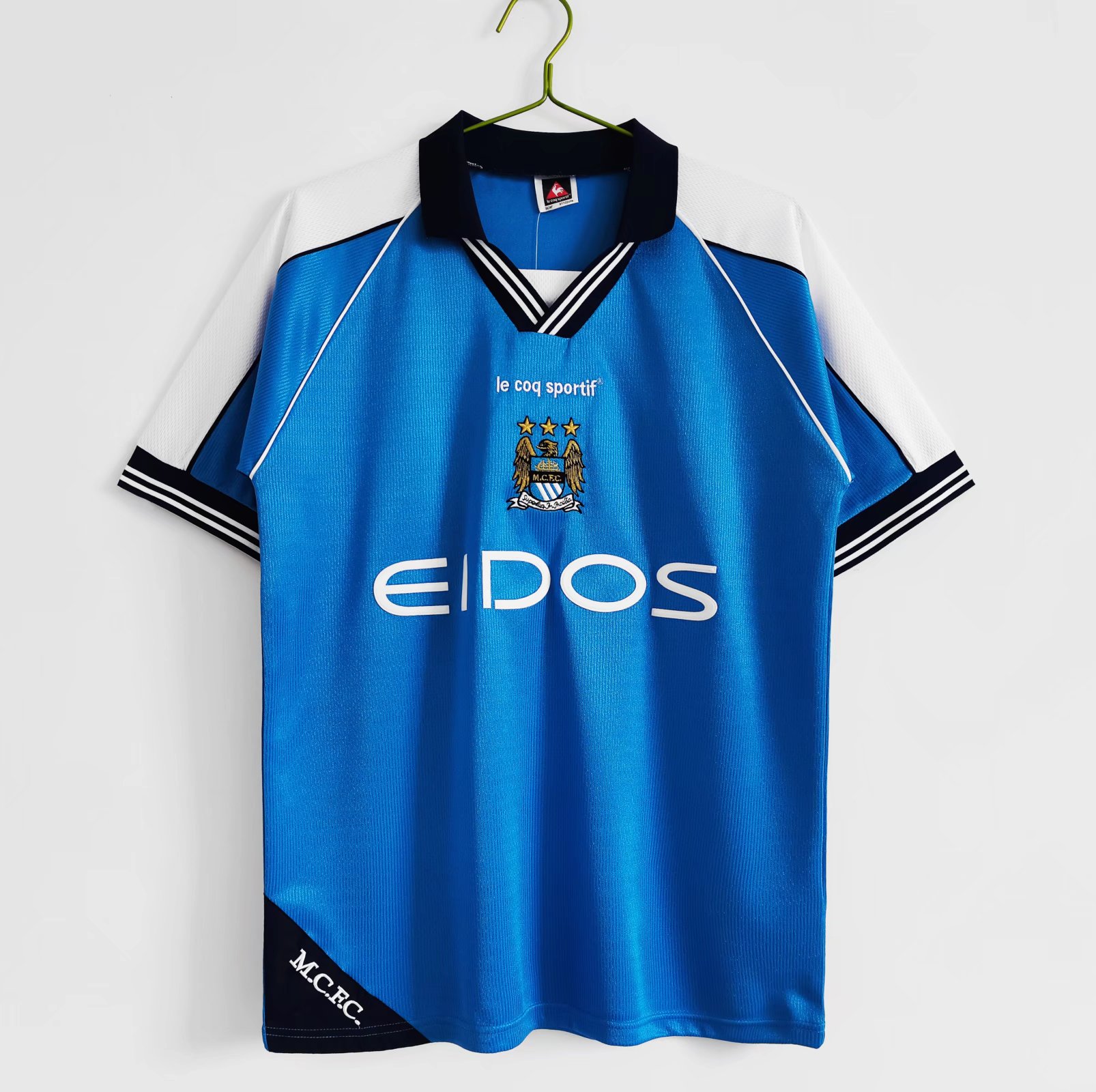 Retro Manchester City 1999-01 Home Stadium Jersey - JerseysGala