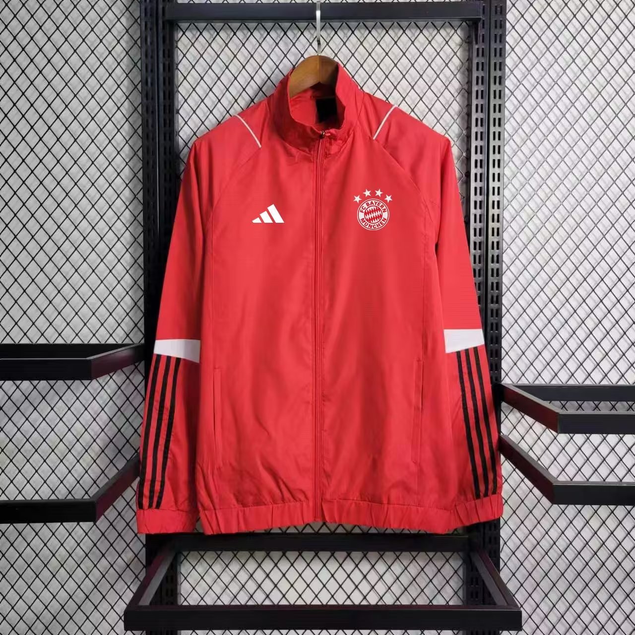 23-24 Bayern Munich Red Windbreaker S-XXL - JerseysGala