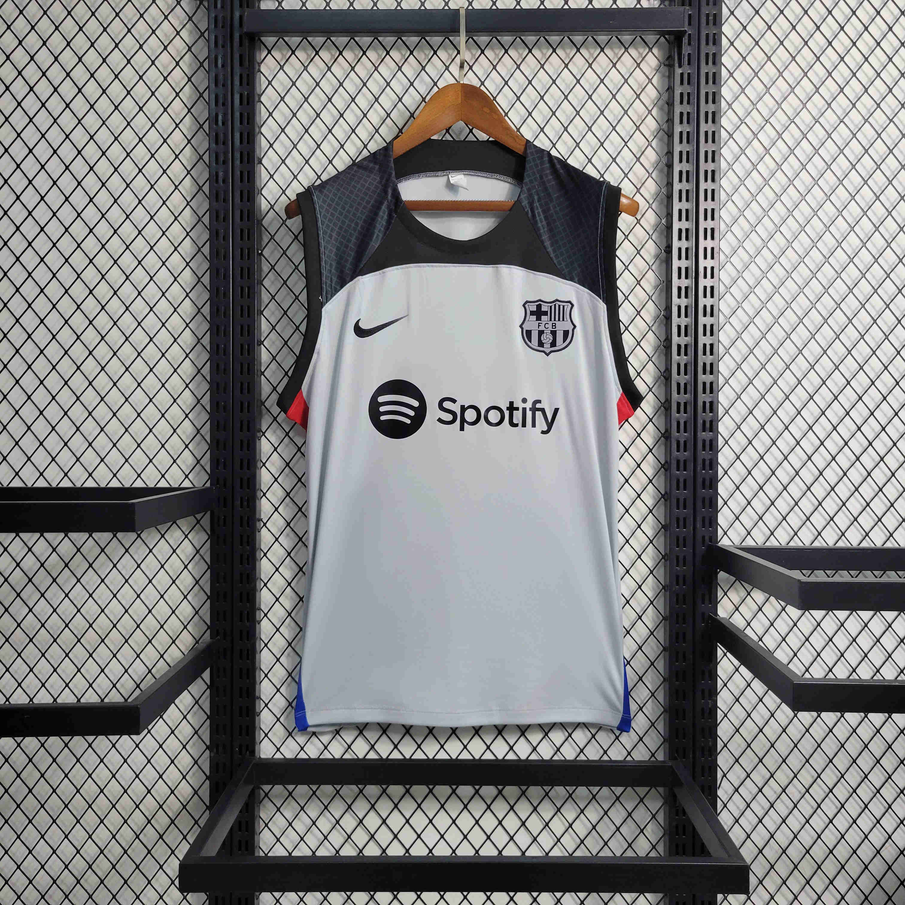 B.A.R.S.A 23/24 Grey Training Vest - JerseysGala