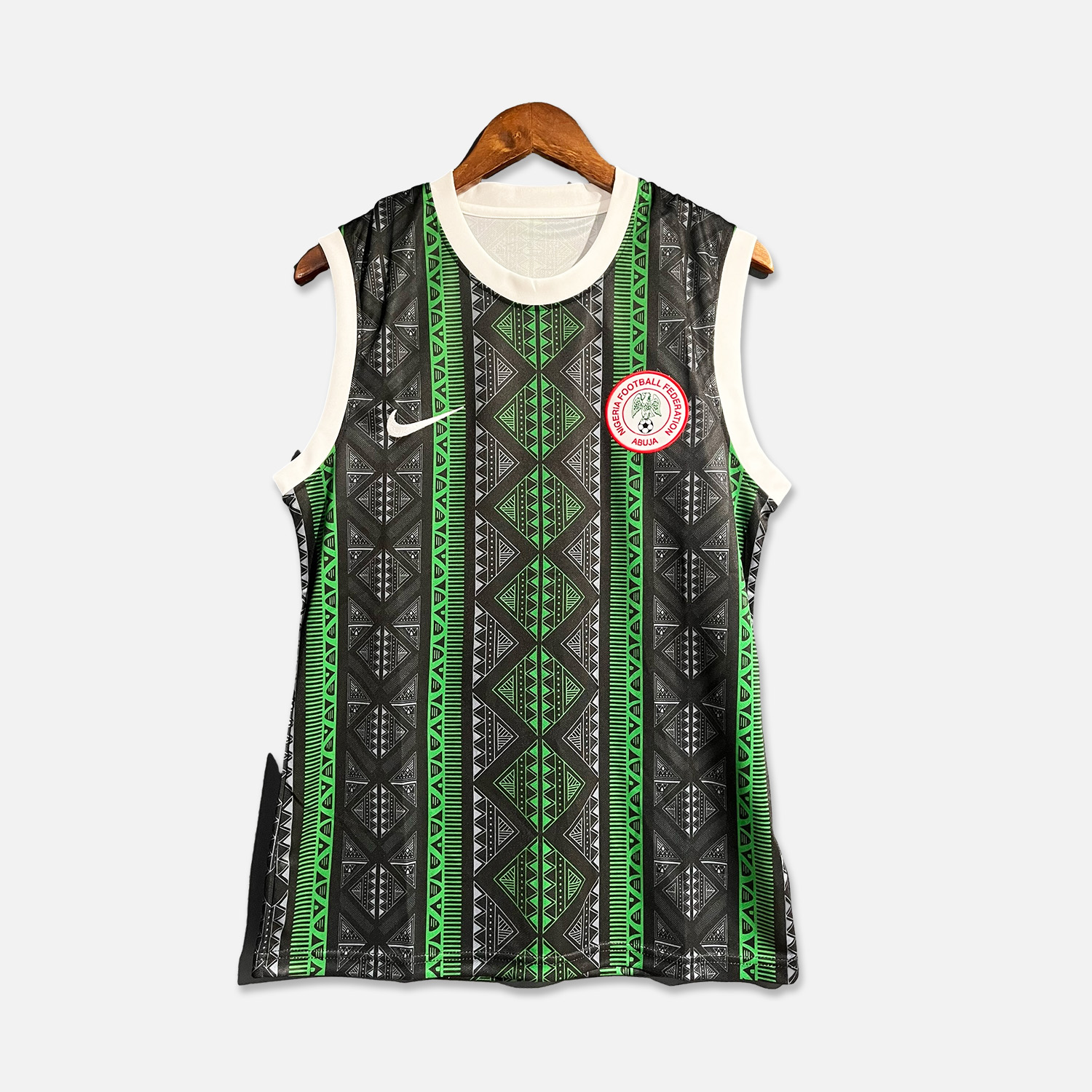 Nigeria 23-24 Training Vest - Black & Green - JerseysGala