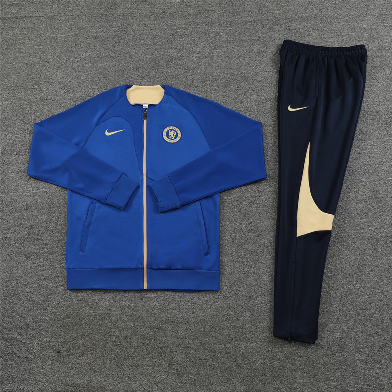 Che 23-24 Jacket Training Tracksuit - Blue - JerseysGala