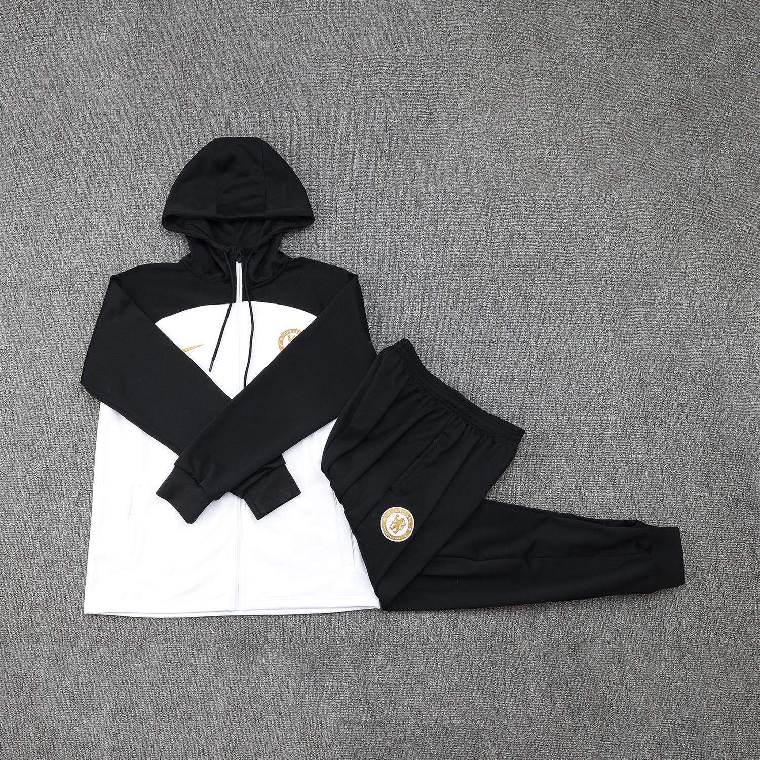Che 23-24 Men's Training Hoodie + Pants - White - JerseysGala