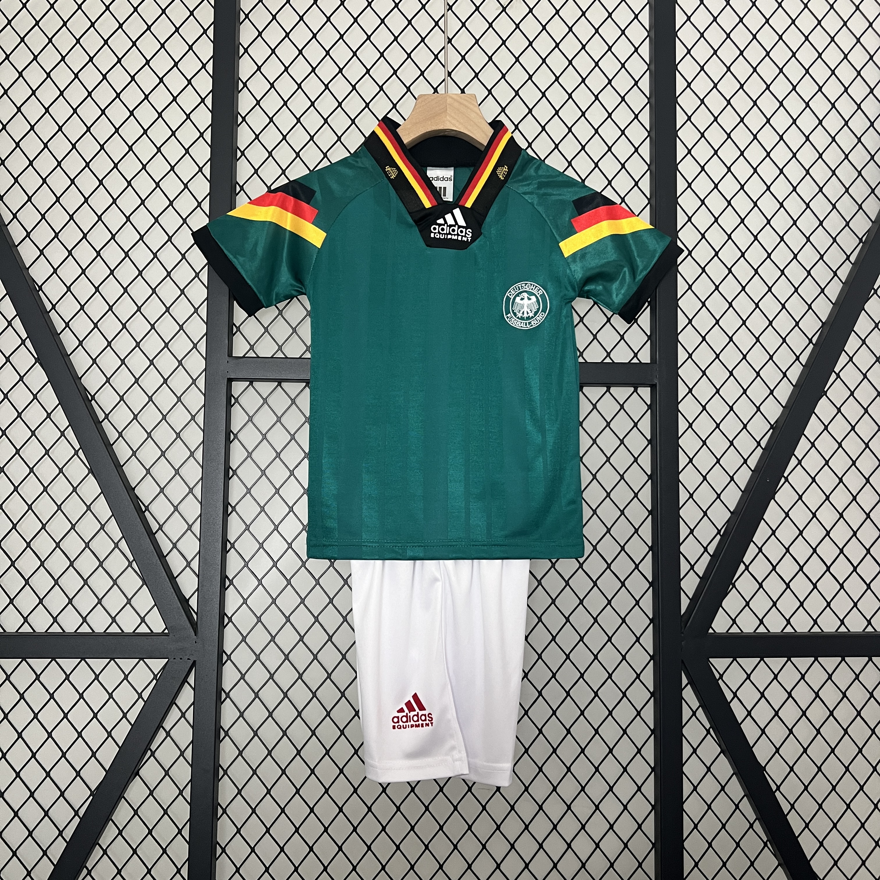 Retro Germany 1992 Away Stadium Kids Kit - JerseysGala
