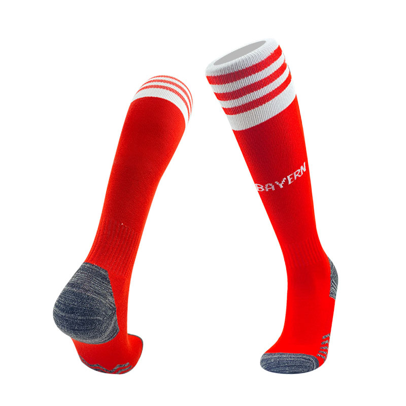 Bayern Munich 23-24 Home Socks - Red - JerseysGala