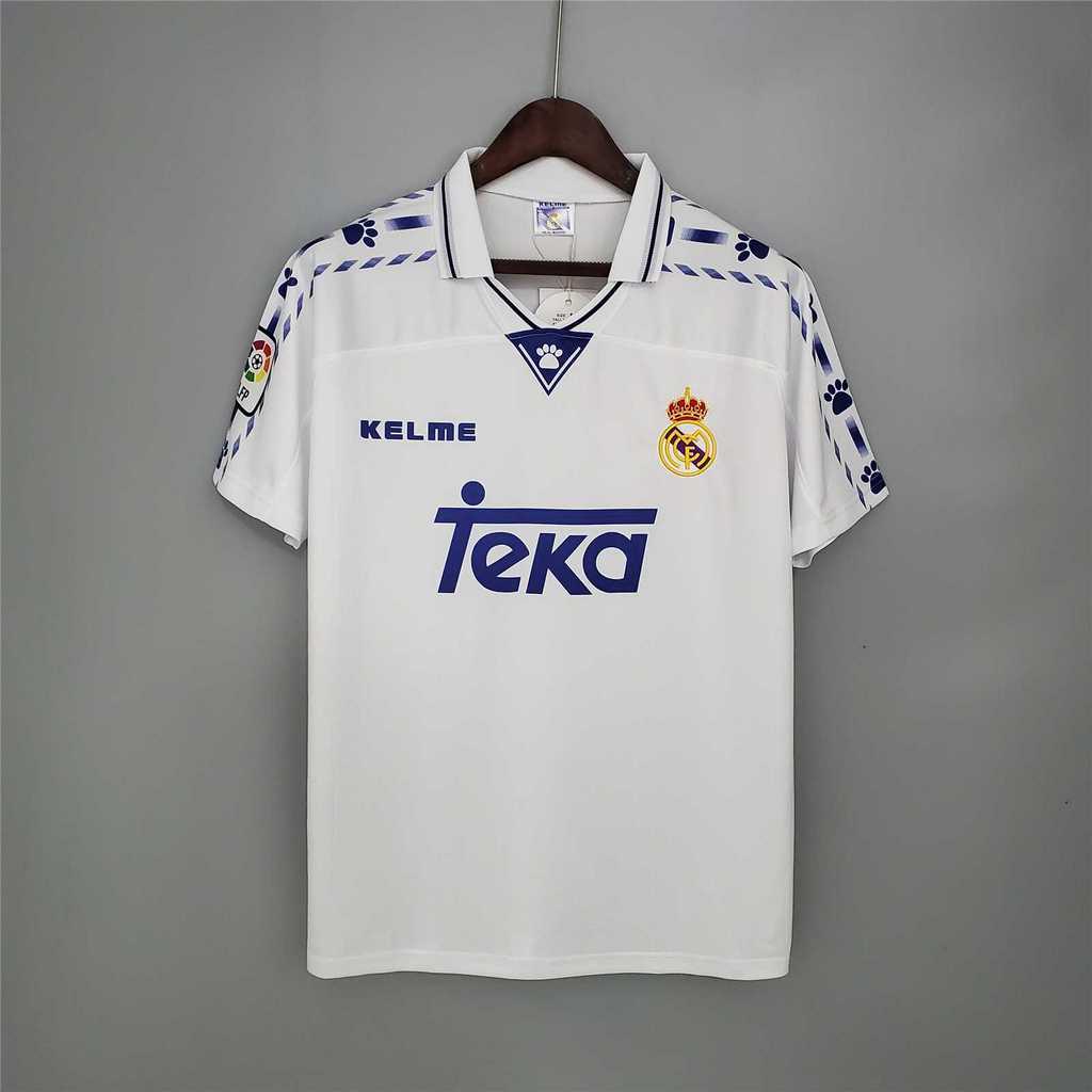 Real Madrid Retro 96-97 Home Stadium Jersey - JerseysGala
