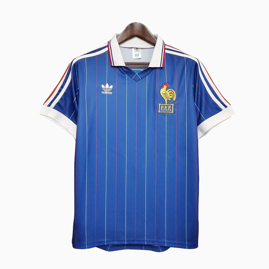 Retro France 1982 Home Stadium Jersey - JerseysGala
