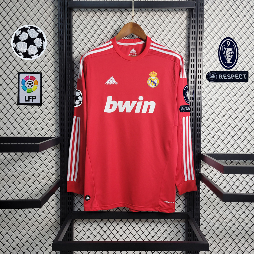 Real Madrid Retro 11-12 Third Away Long Sleeve Jersey - JerseysGala