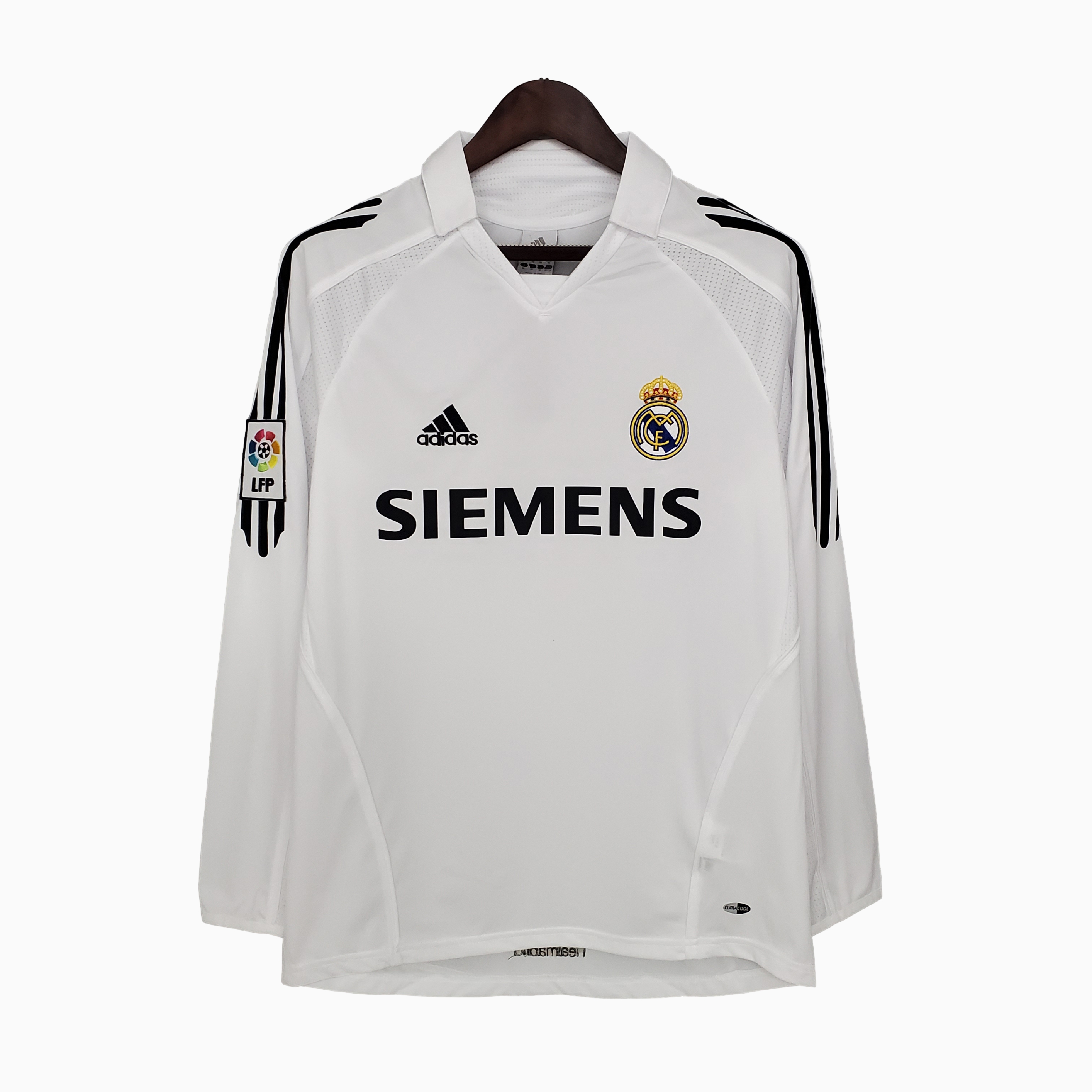 Retro Real Madrid 05-06 Home Stadium Long Sleeve Jersey - JerseysGala