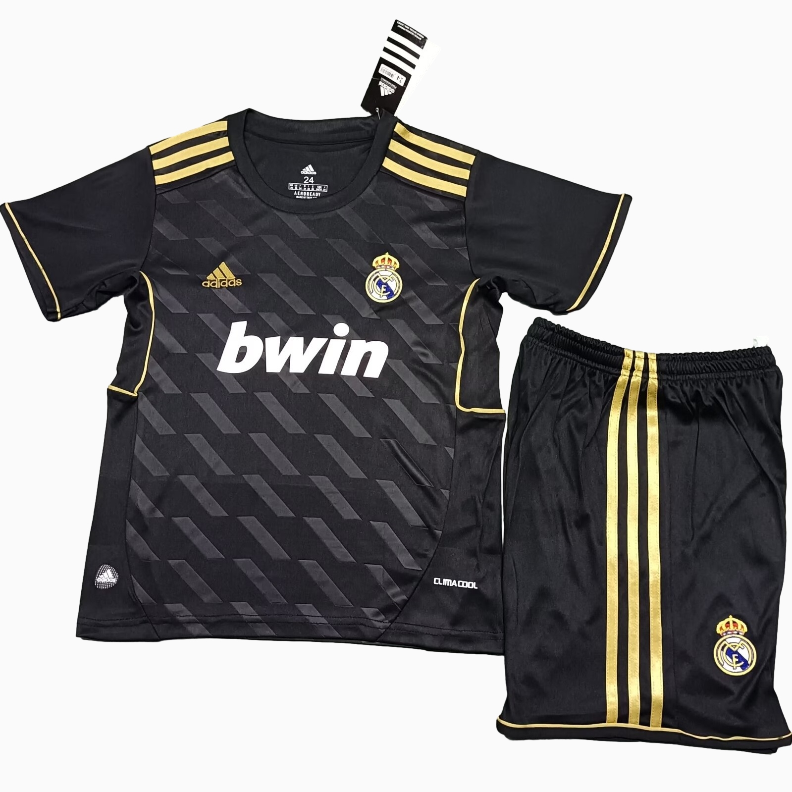 Retro Real Madrid 11-12 Away Stadium Kids Kit - JerseysGala
