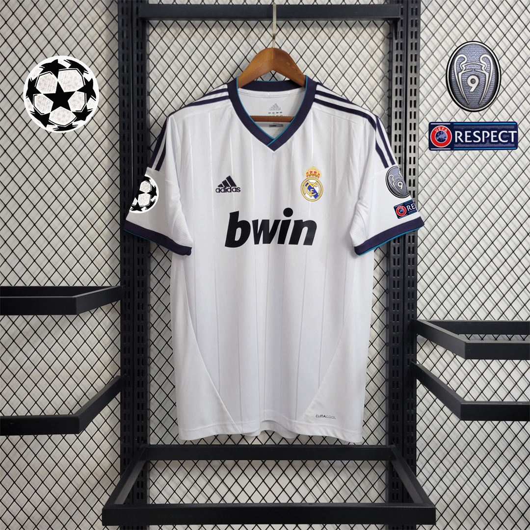 Real Madrid Retro 12-13 Home Stadium Jersey - JerseysGala