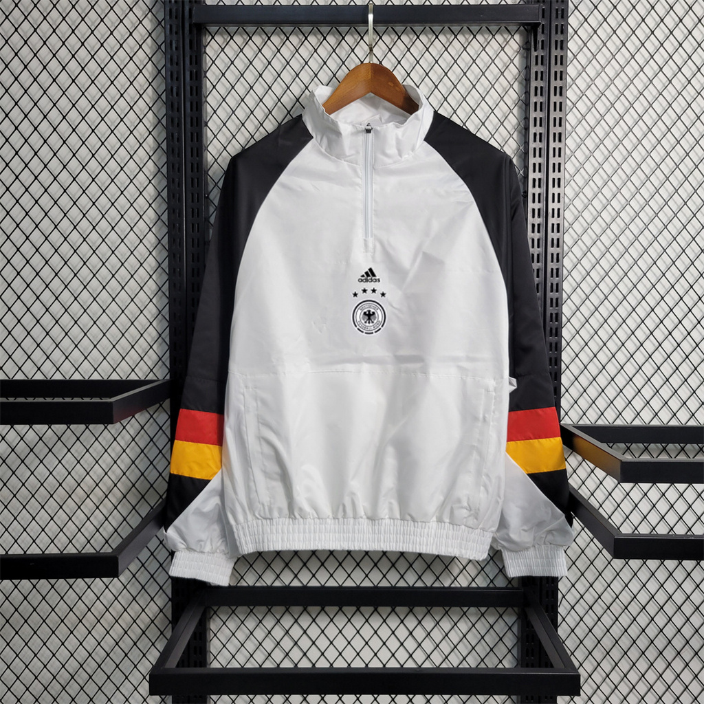 Germany 23-24 Mens White Player Windbreaker - JerseysGala