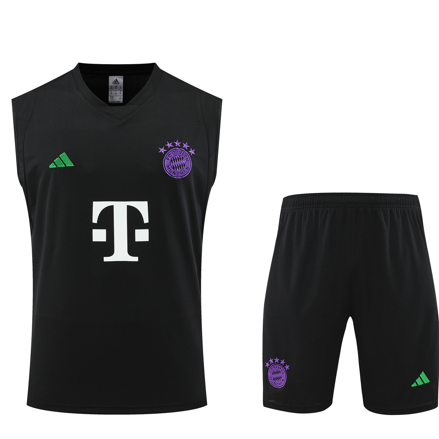 23-24 Bayern Munich Black Training Vest Suit - JerseysGala
