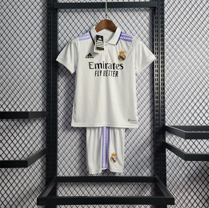 Real Madrid 22-23 Home Kids Kit - JerseysGala