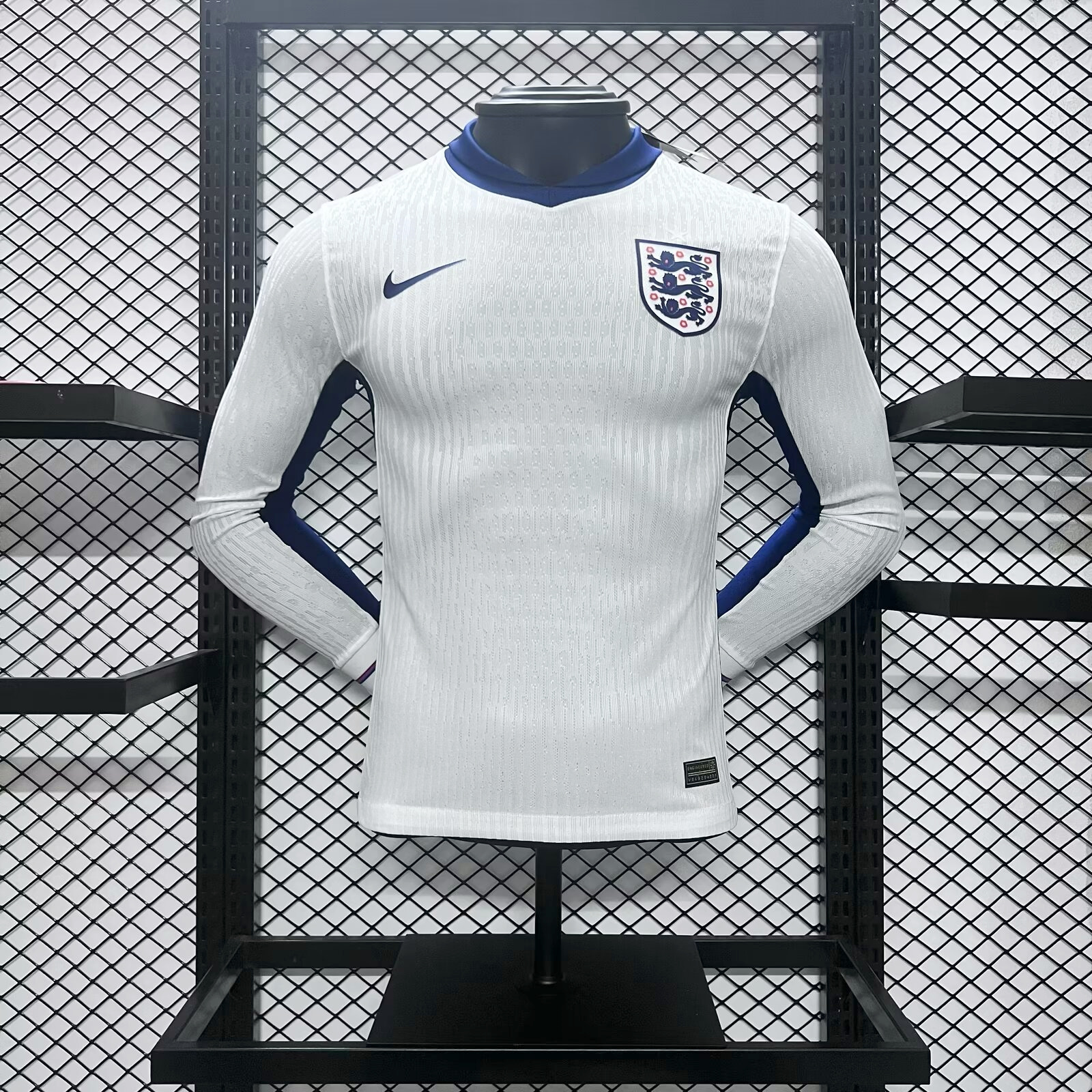 England 2024 Home Stadium Long Sleeve Jersey - Player Version - JerseysGala
