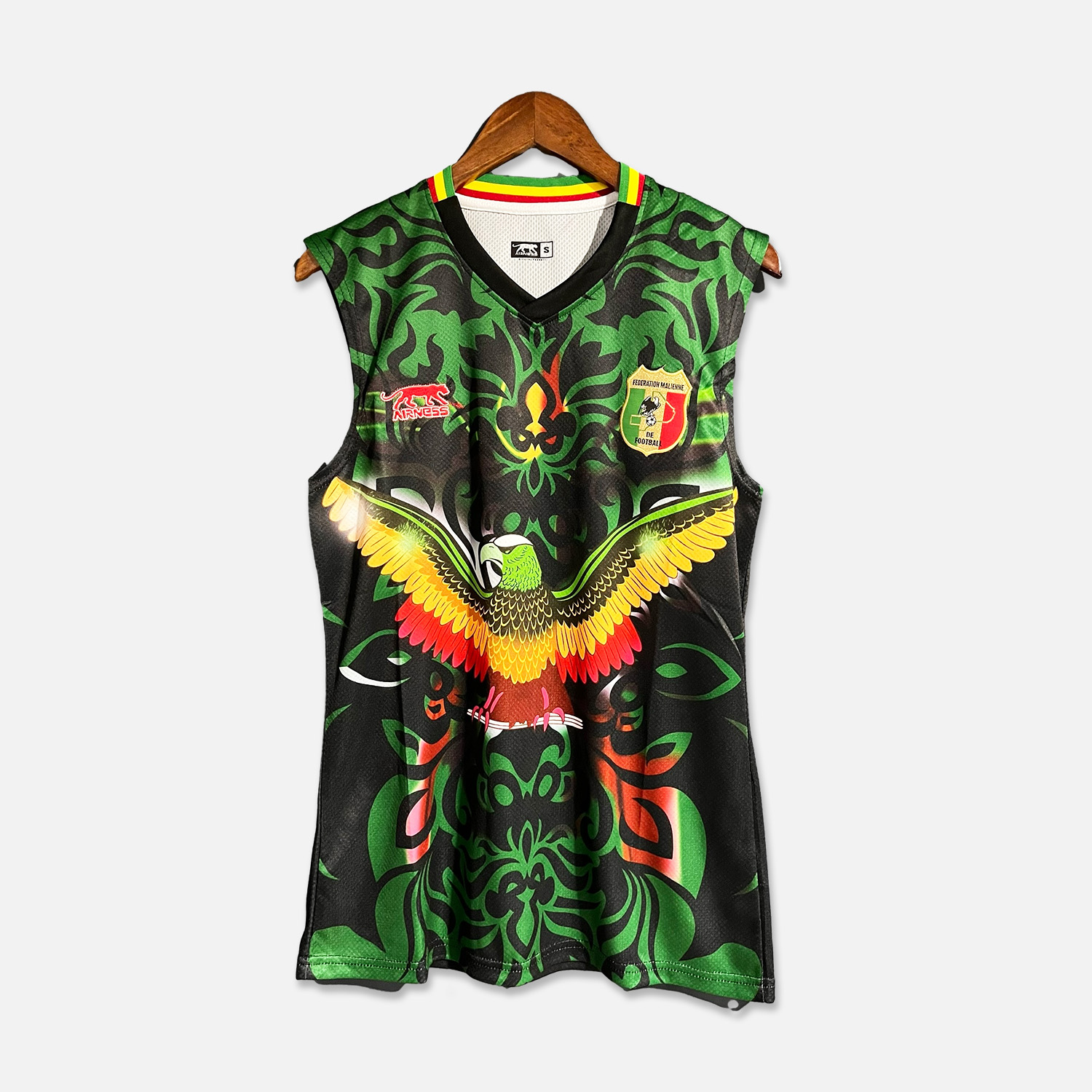 Mali 23-24 Training Vest - Black & Green - JerseysGala