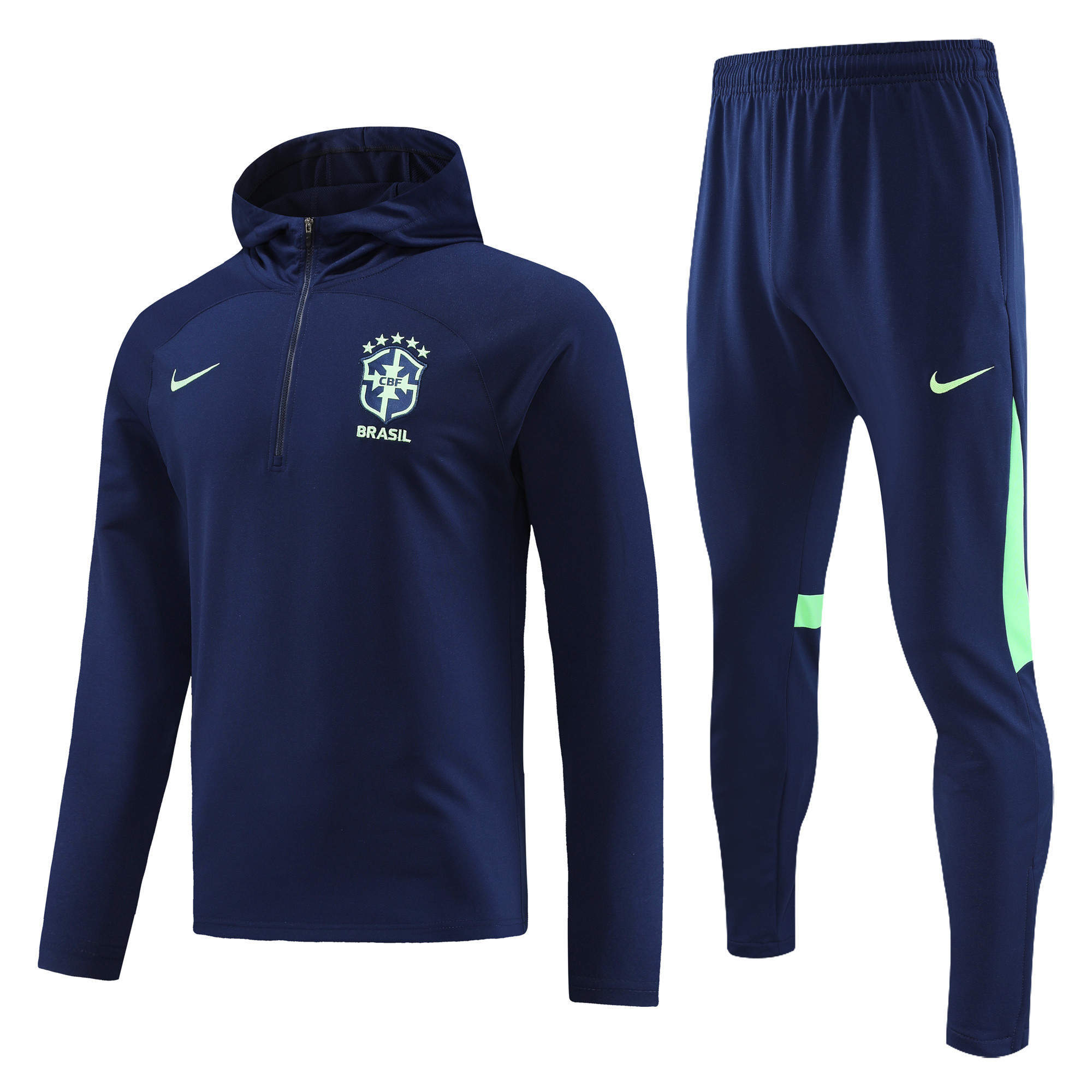 Brazil 23-24 Men's Training Hoodie + Pants - JerseysGala