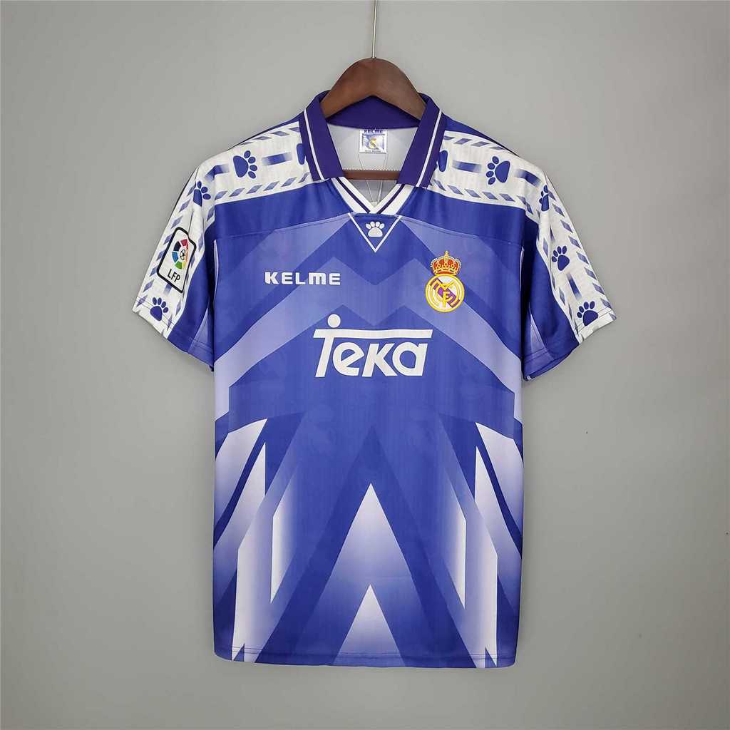 Real Madrid Retro 96-97 Away Jersey - JerseysGala