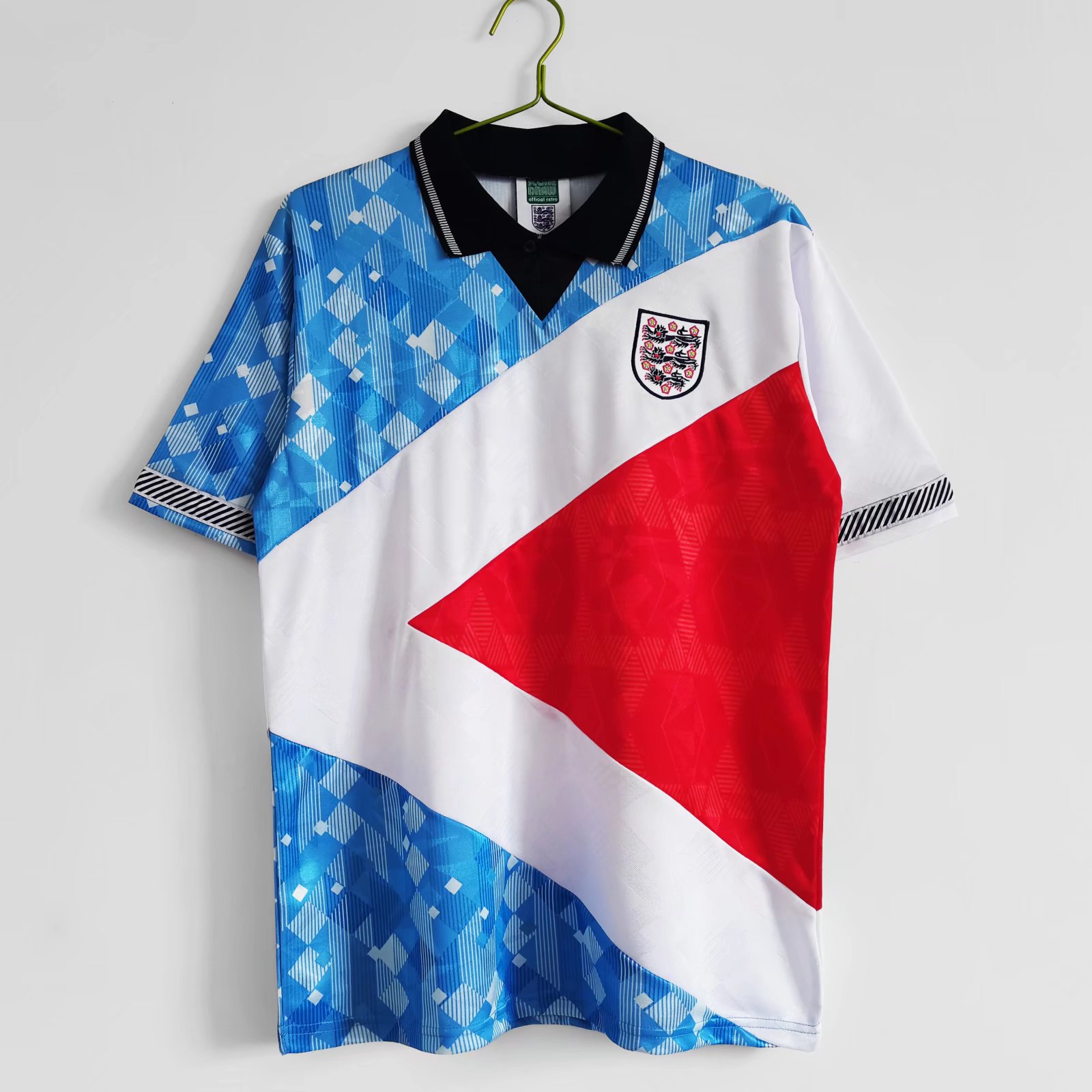 Retro England 1990 Three Color Jersey - JerseysGala