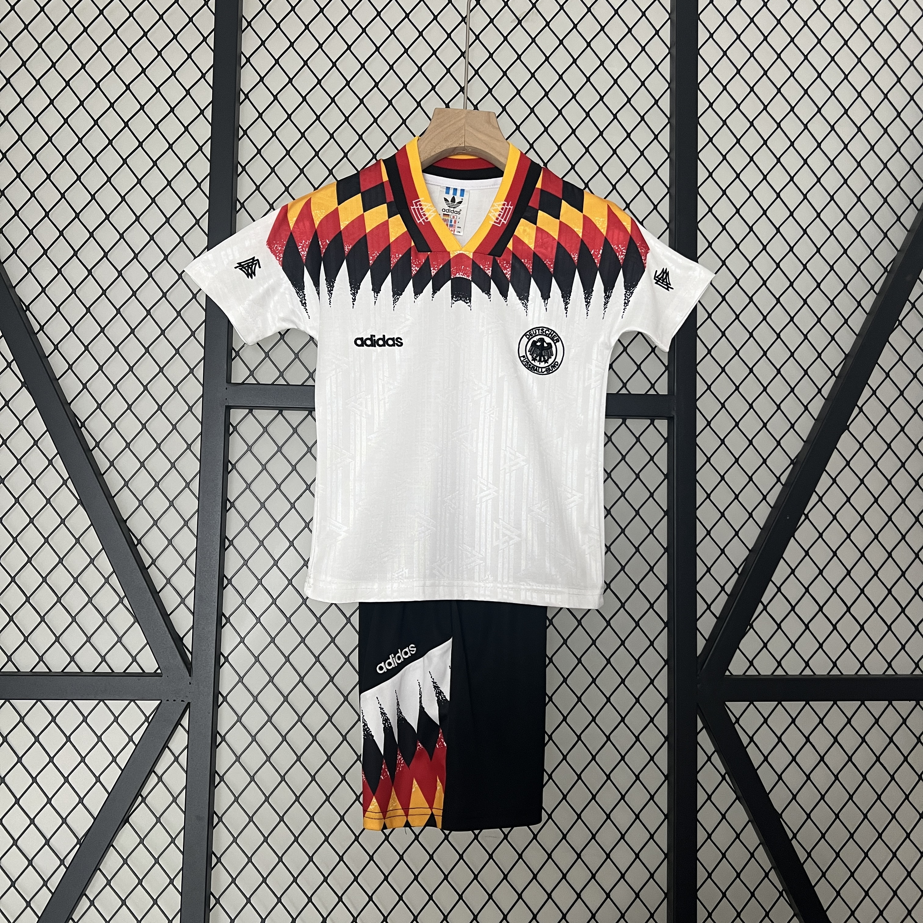 Retro Germany 1994 Home Stadium Kids Kit - JerseysGala