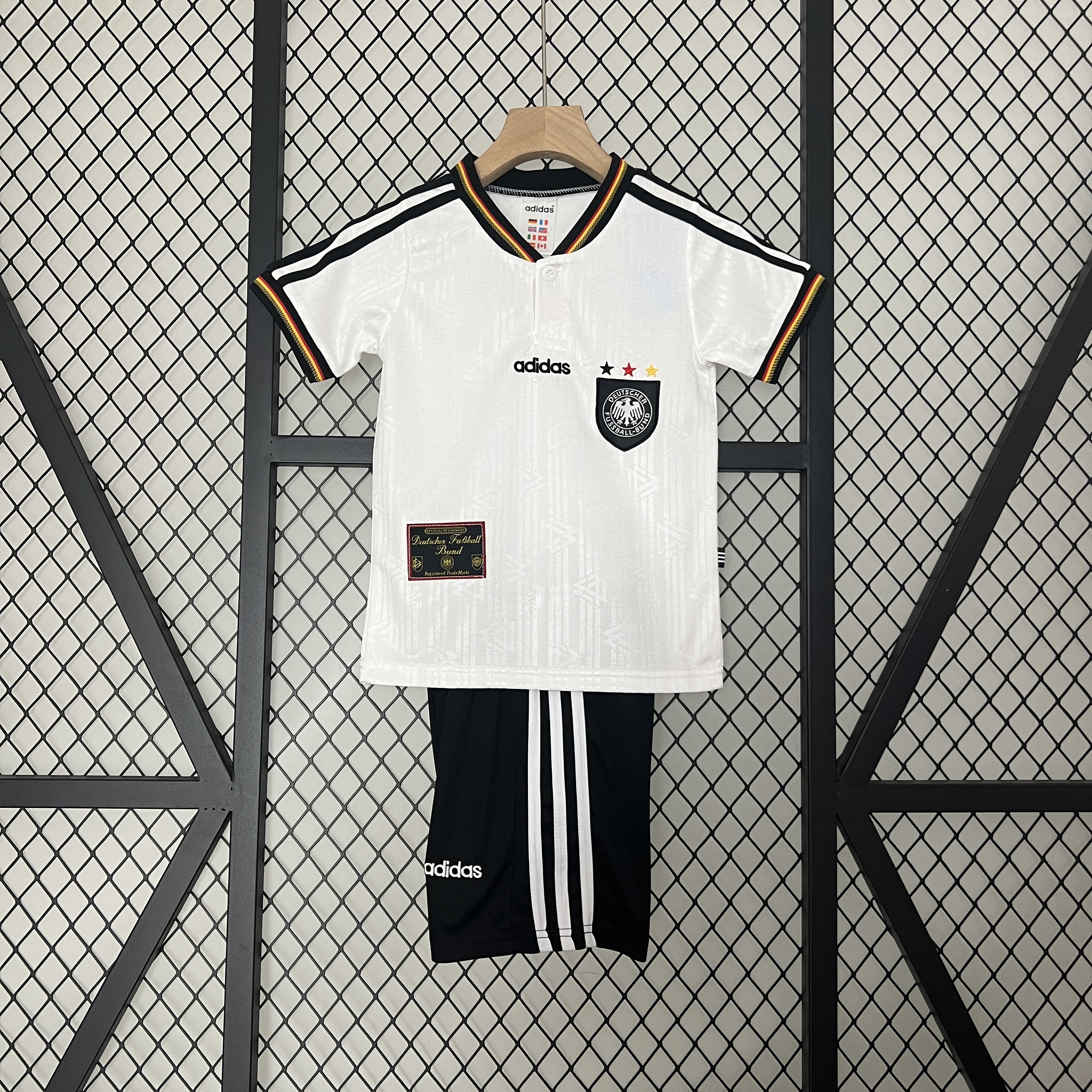 Retro Germany 1996 Home Stadium Kids Kit - JerseysGala