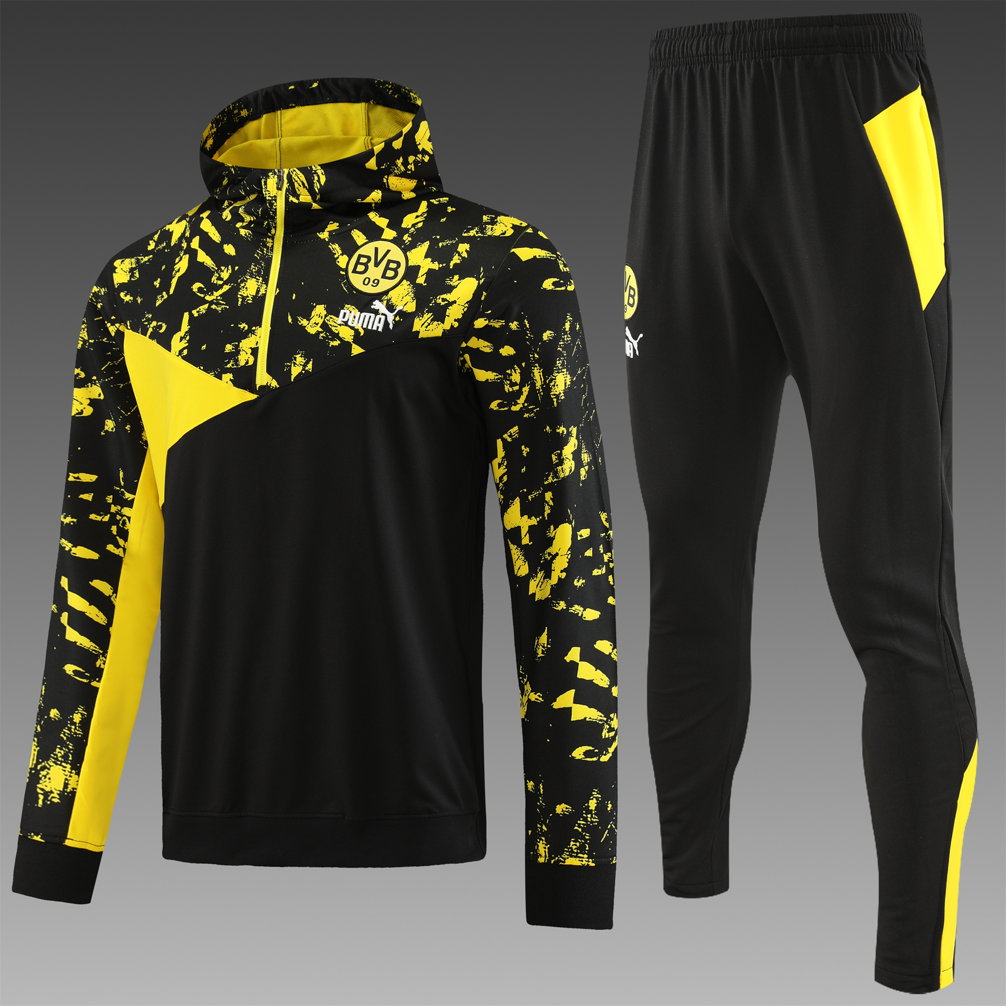 Dortmund 23-24 Men's Training Hoodie + Pants - JerseysGala