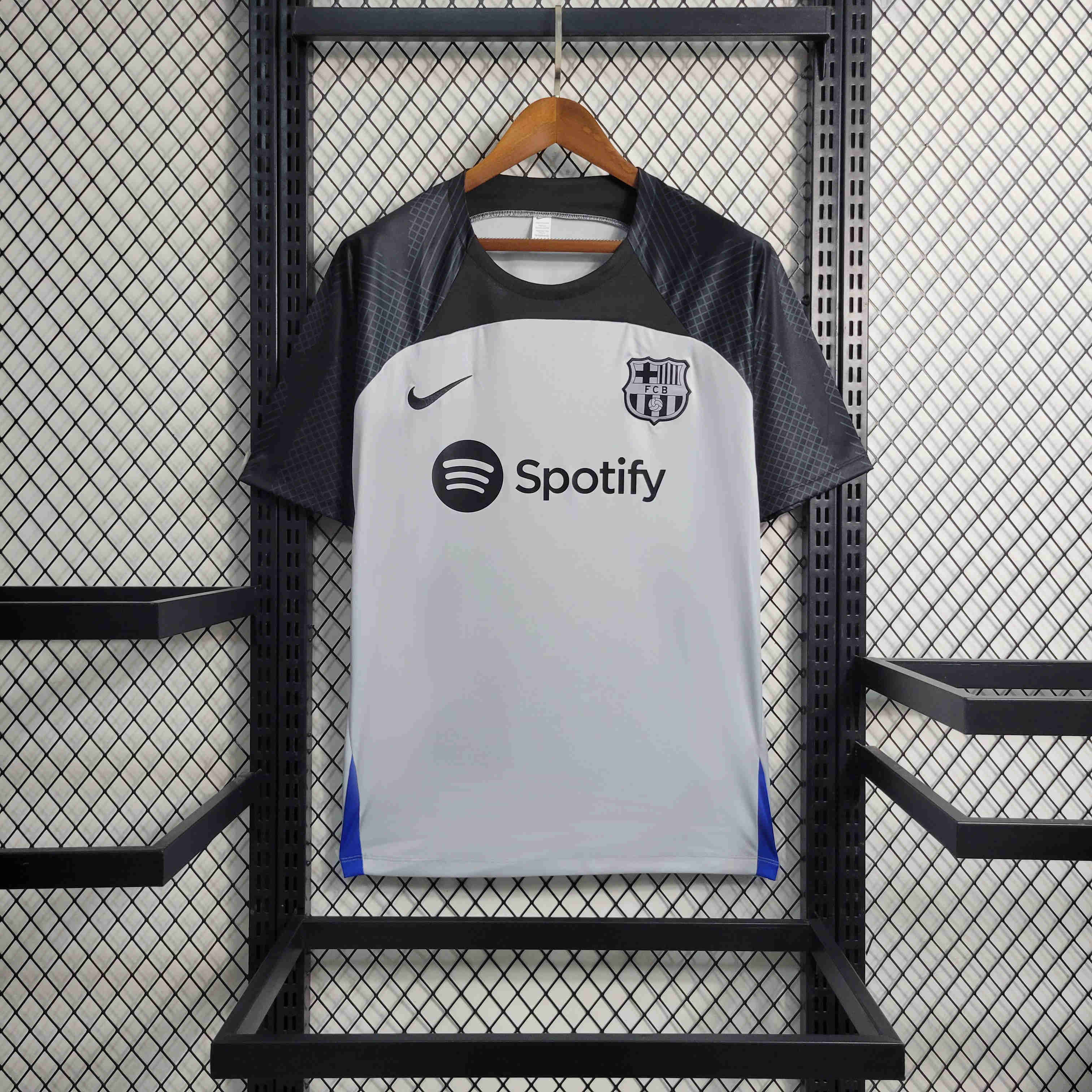 B.A.R.S.A 23/24 Grey Training Jersey - Fans Version - JerseysGala