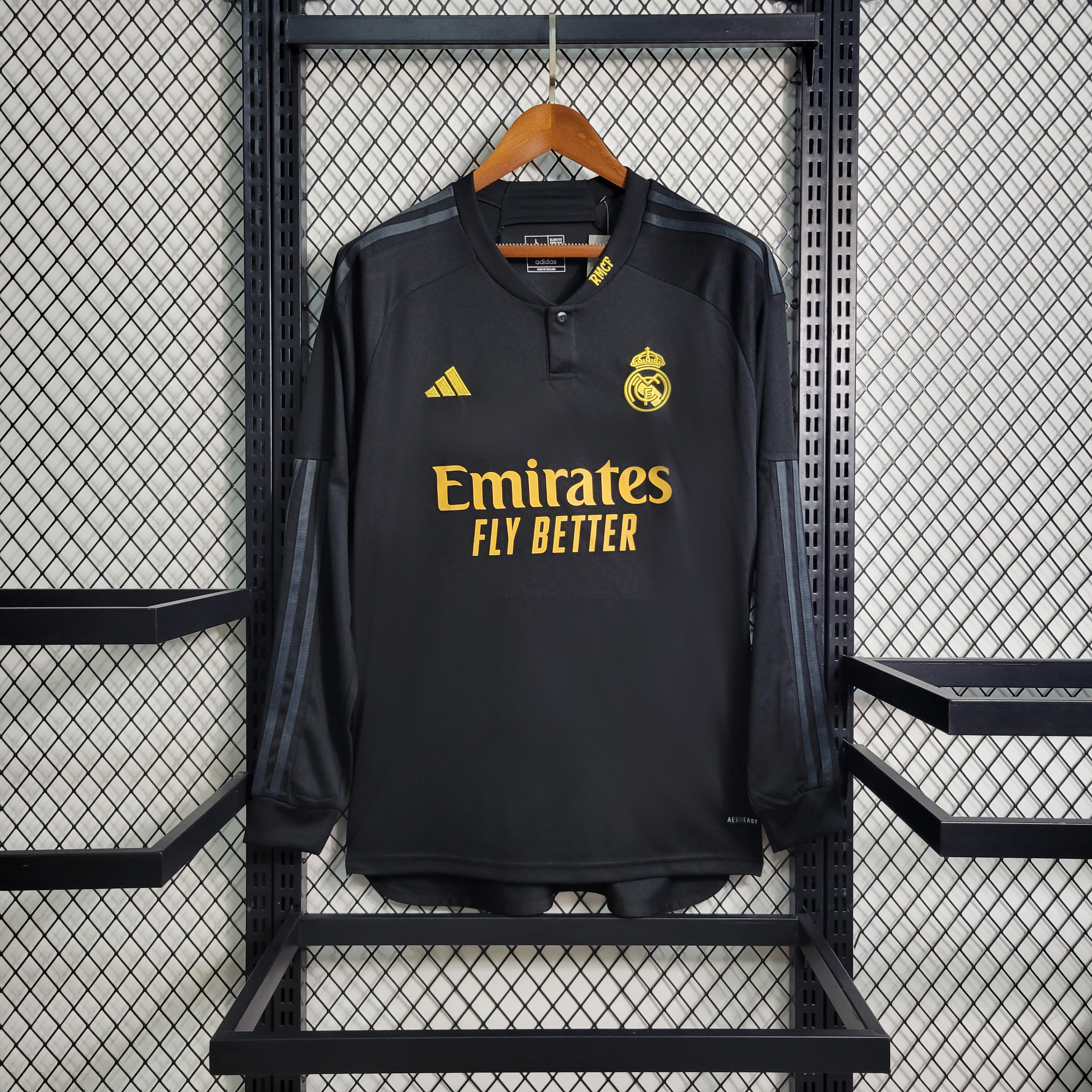 Real Madrid 23-24 Third Away Long Sleeve Jersey - Fans Version - JerseysGala