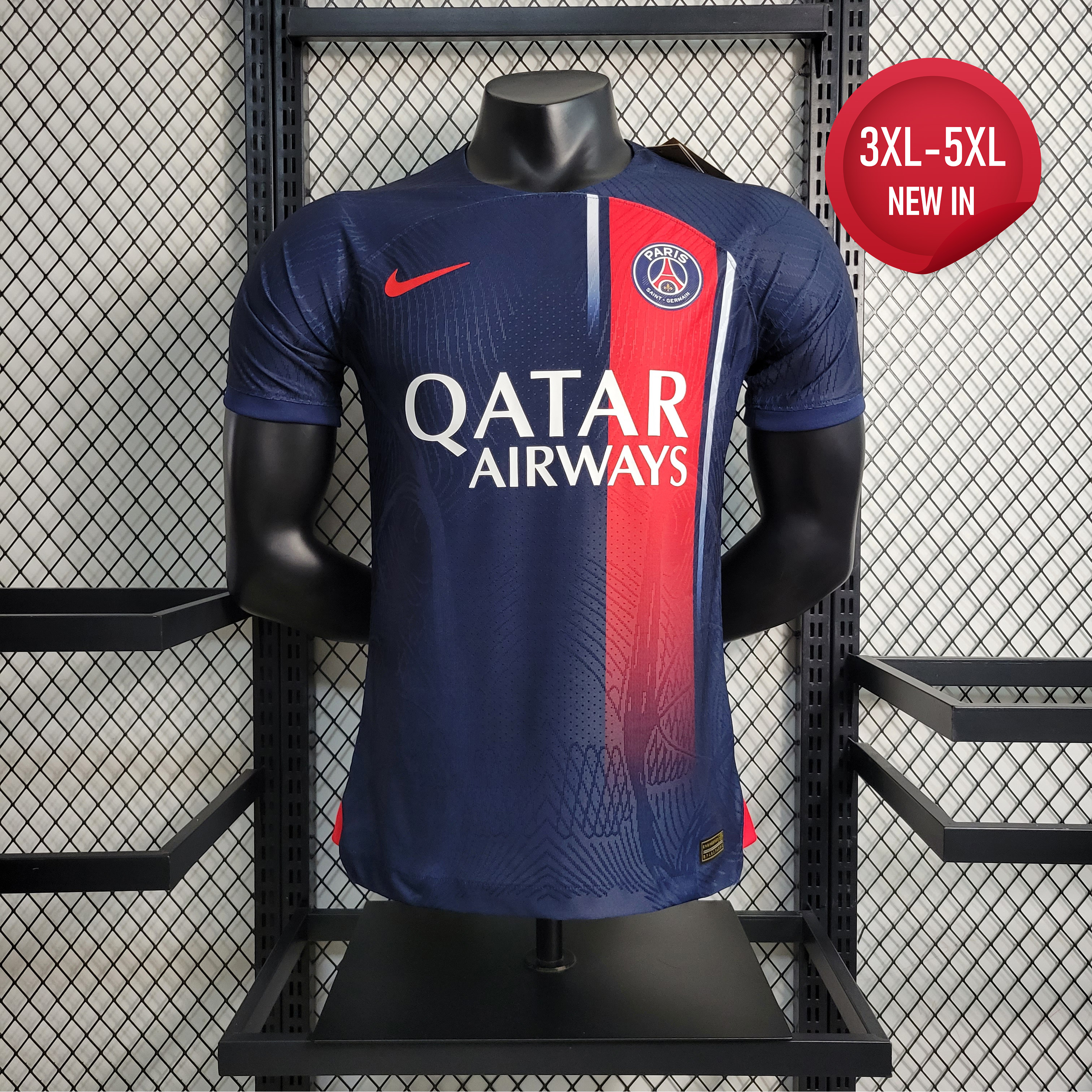 Paris Saint-Germain PSG 23-24 Home Stadium Jersey - Player Version - JerseysGala
