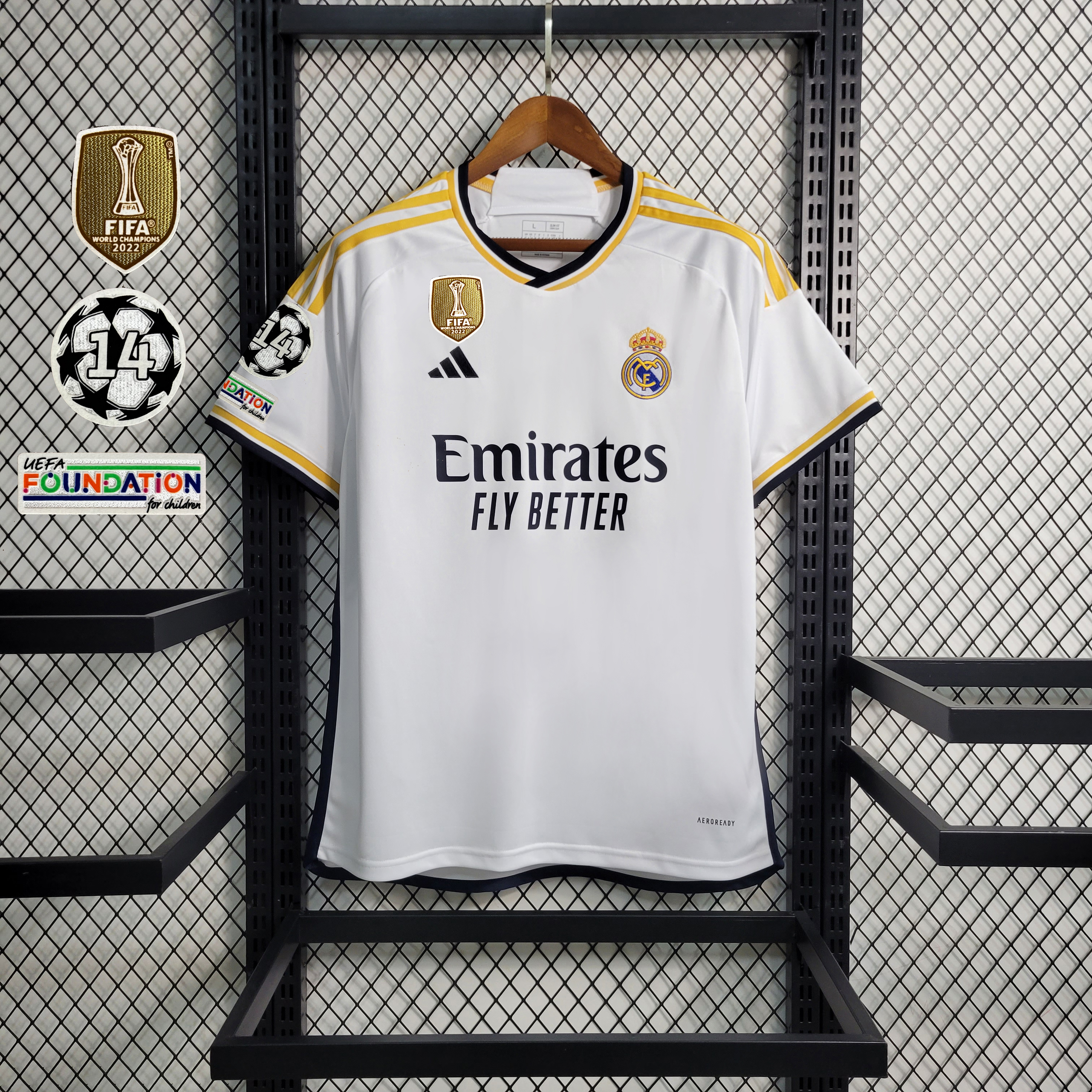 Real Madrid 23-24 Home Stadium Jersey - Fans Version - JerseysGala