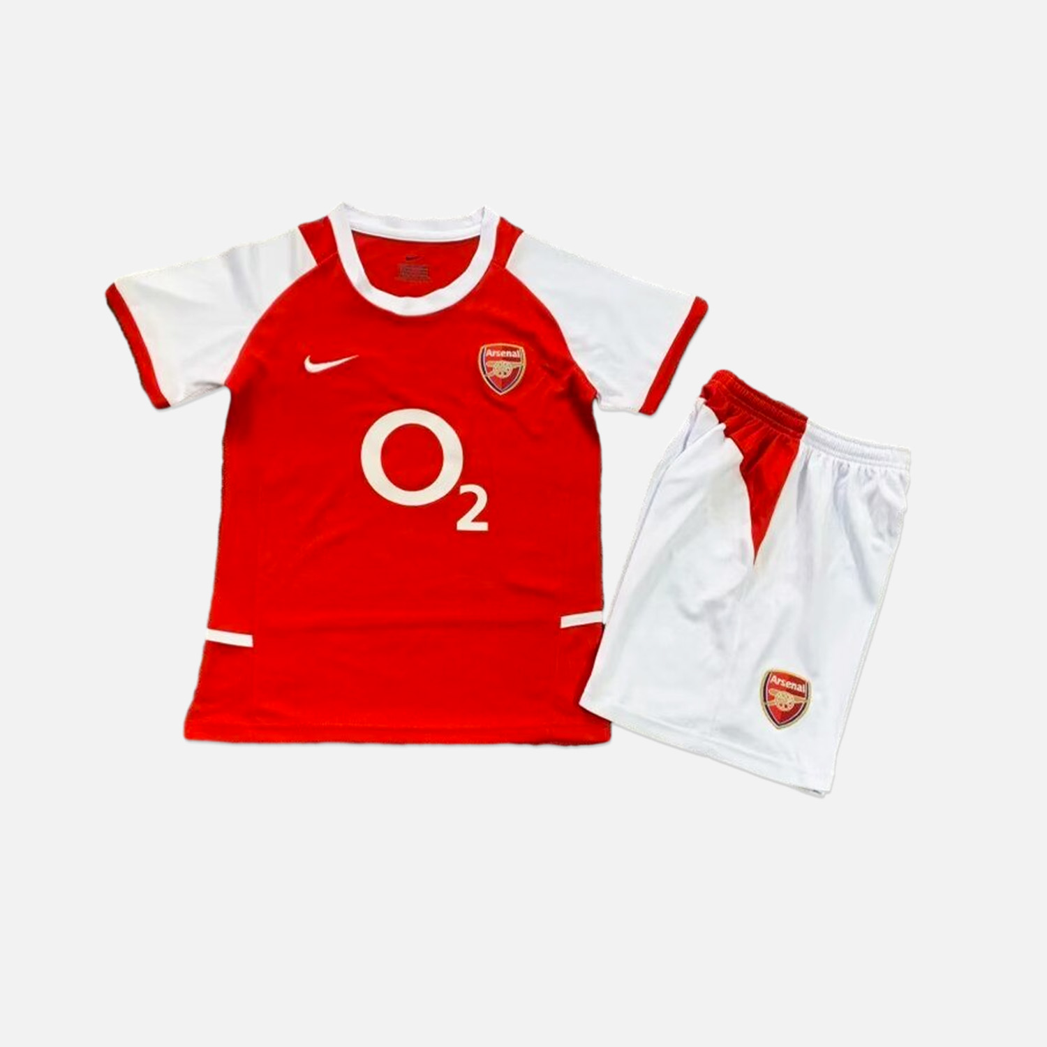 Retro Arsenal 2002-04 Home Stadium Kids Kit - JerseysGala