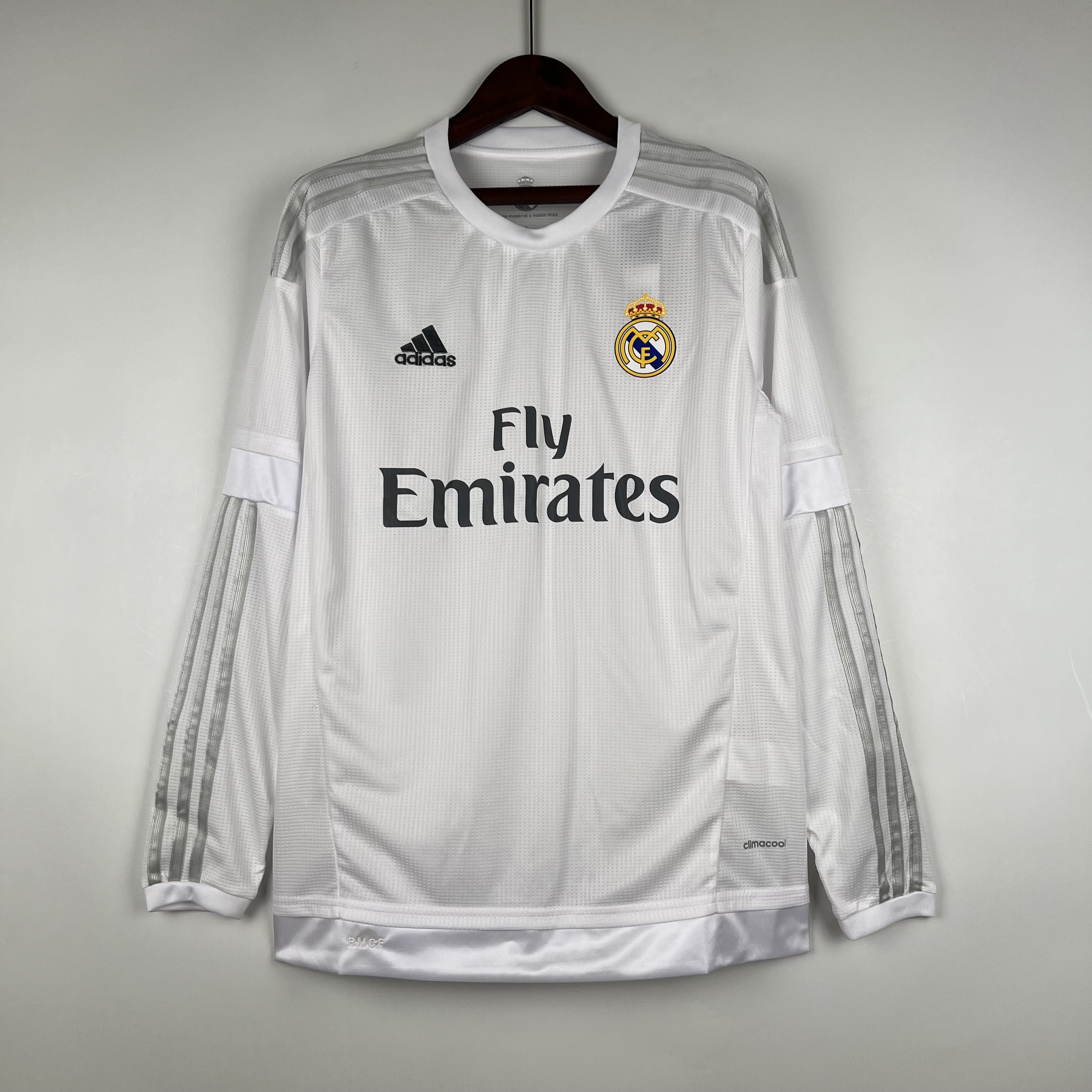 Retro Real Madrid 15-16 Home Stadium Long Sleeve Jersey - JerseysGala