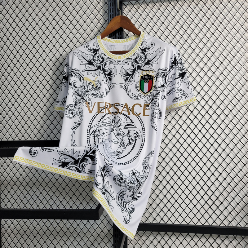 Italy X Versace Special Edition Jersey 23/24 Football Kit - JerseysGala